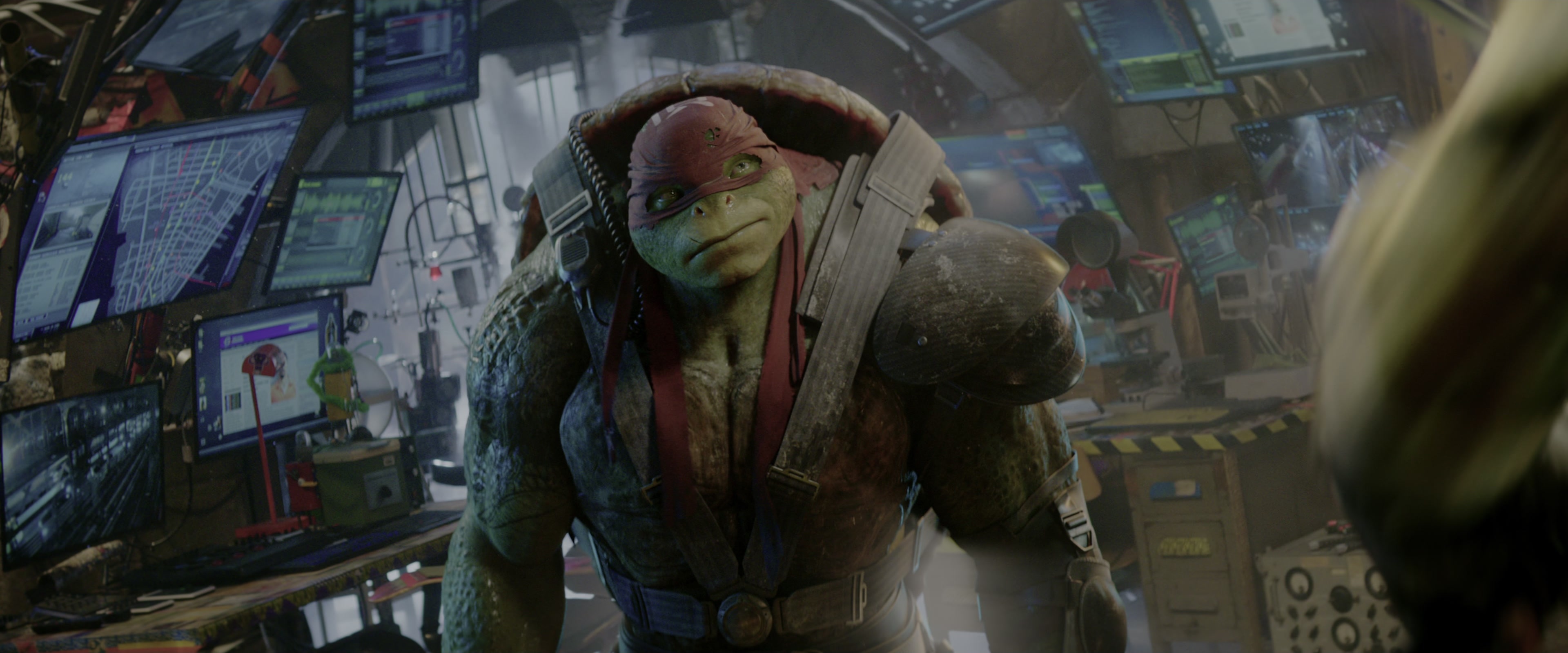 Teenage Mutant Ninja Turtles: Out of the Shadows (2016), wide, 2.40:1 — film still