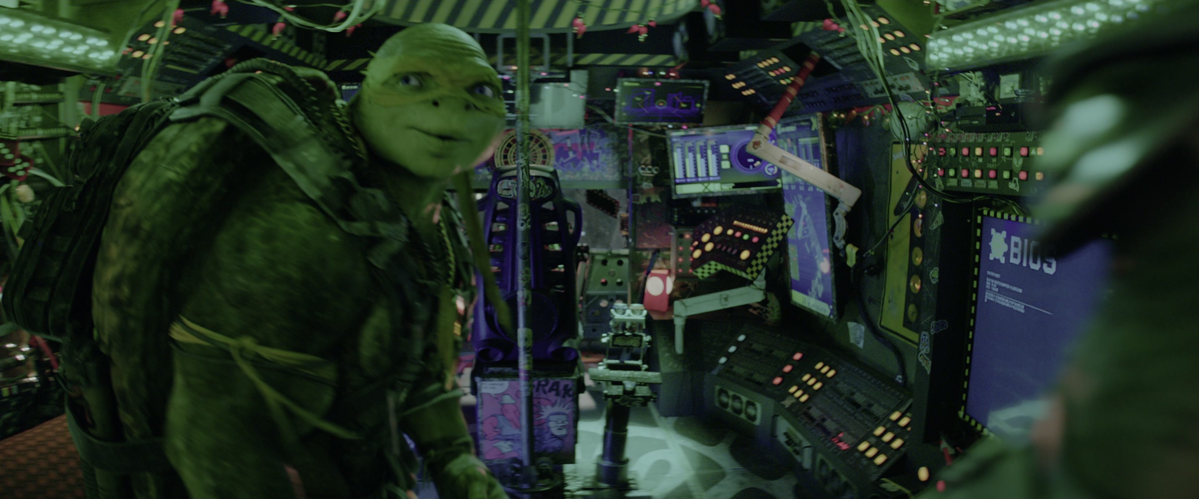 Teenage Mutant Ninja Turtles: Out of the Shadows (2016), wide, 2.40:1 — film still