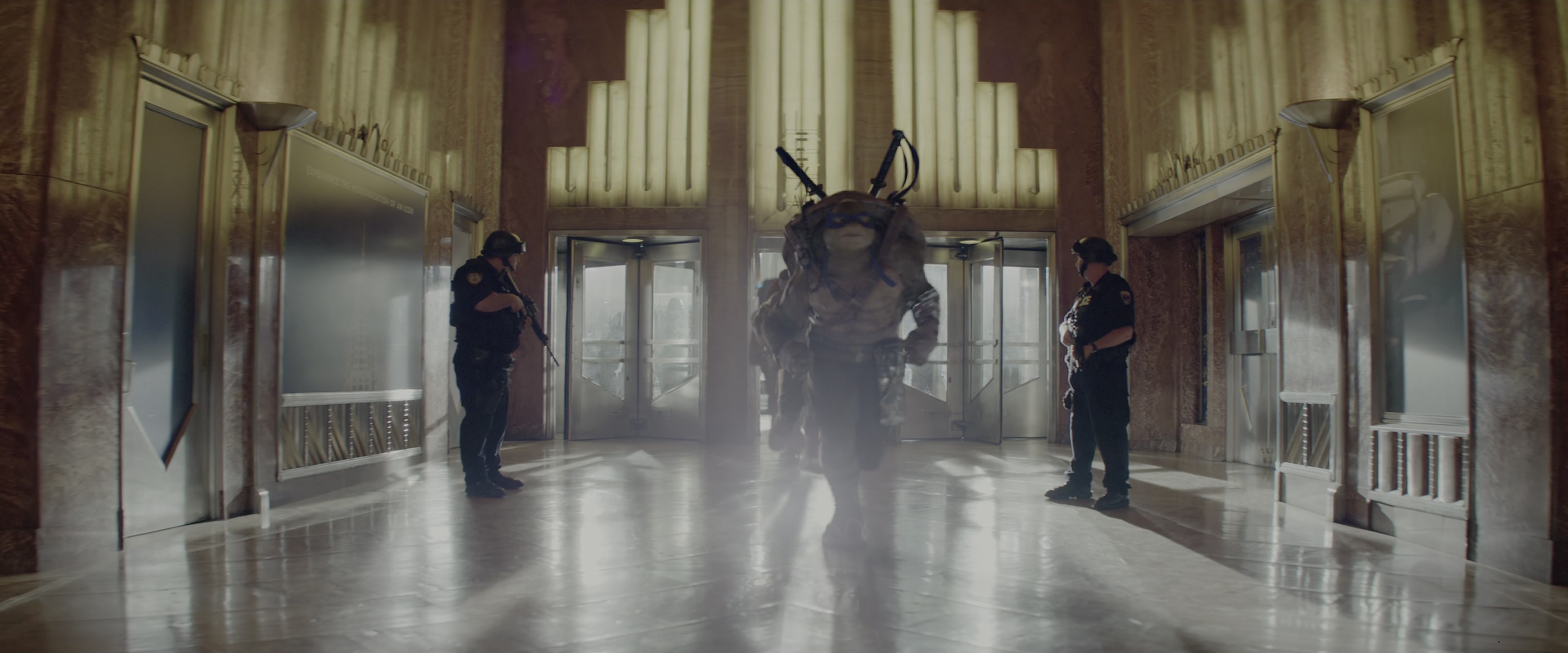 Teenage Mutant Ninja Turtles: Out of the Shadows (2016), wide, 2.40:1 — film still