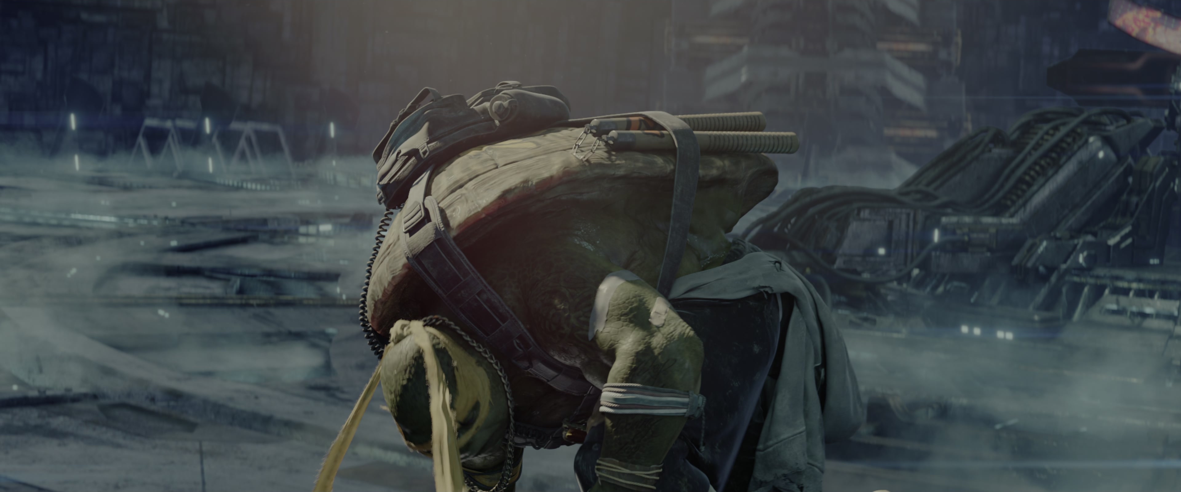 Teenage Mutant Ninja Turtles: Out of the Shadows (2016), wide, 2.40:1 — film still