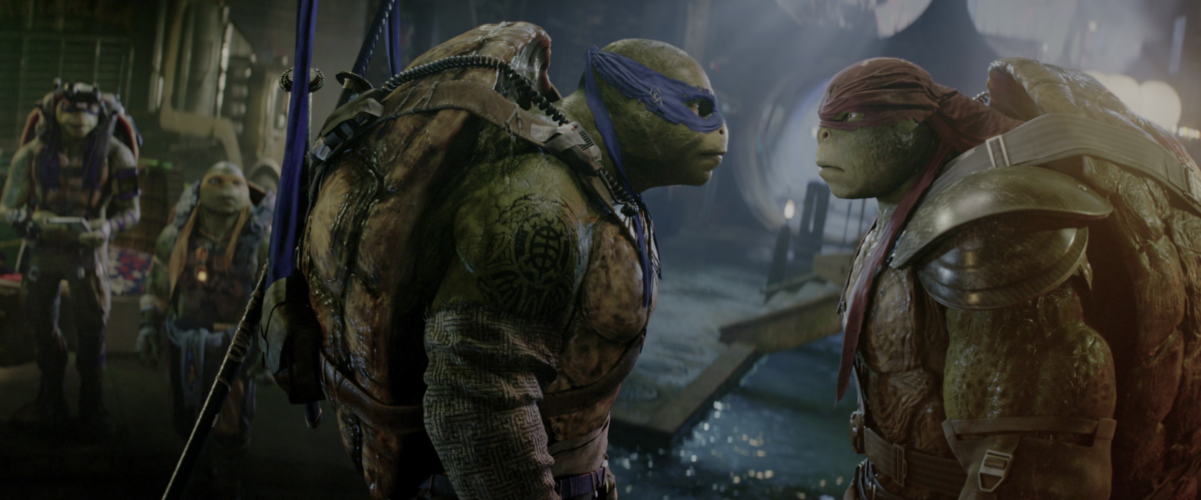 Teenage Mutant Ninja Turtles: Out of the Shadows (2016), wide, 2.40:1 — film still