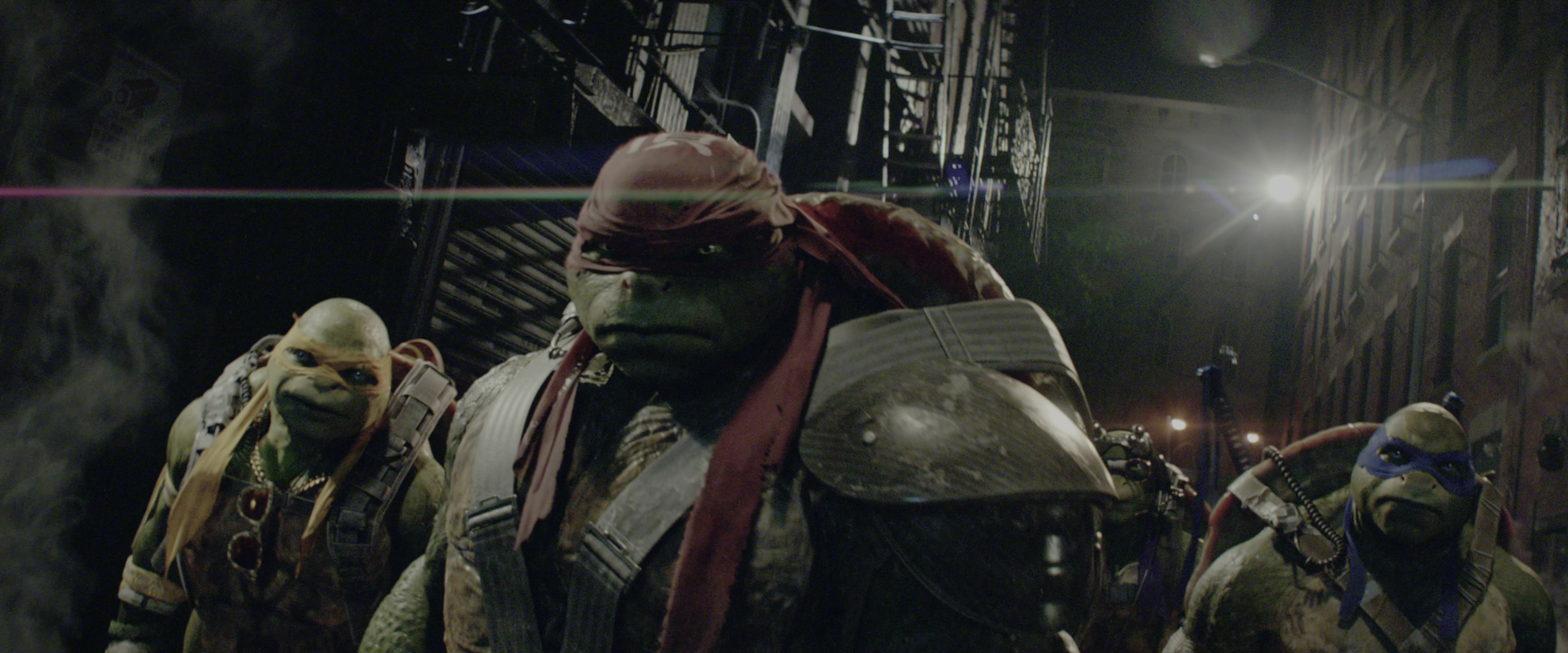 Teenage Mutant Ninja Turtles: Out of the Shadows (2016), wide, 2.40:1 — film still