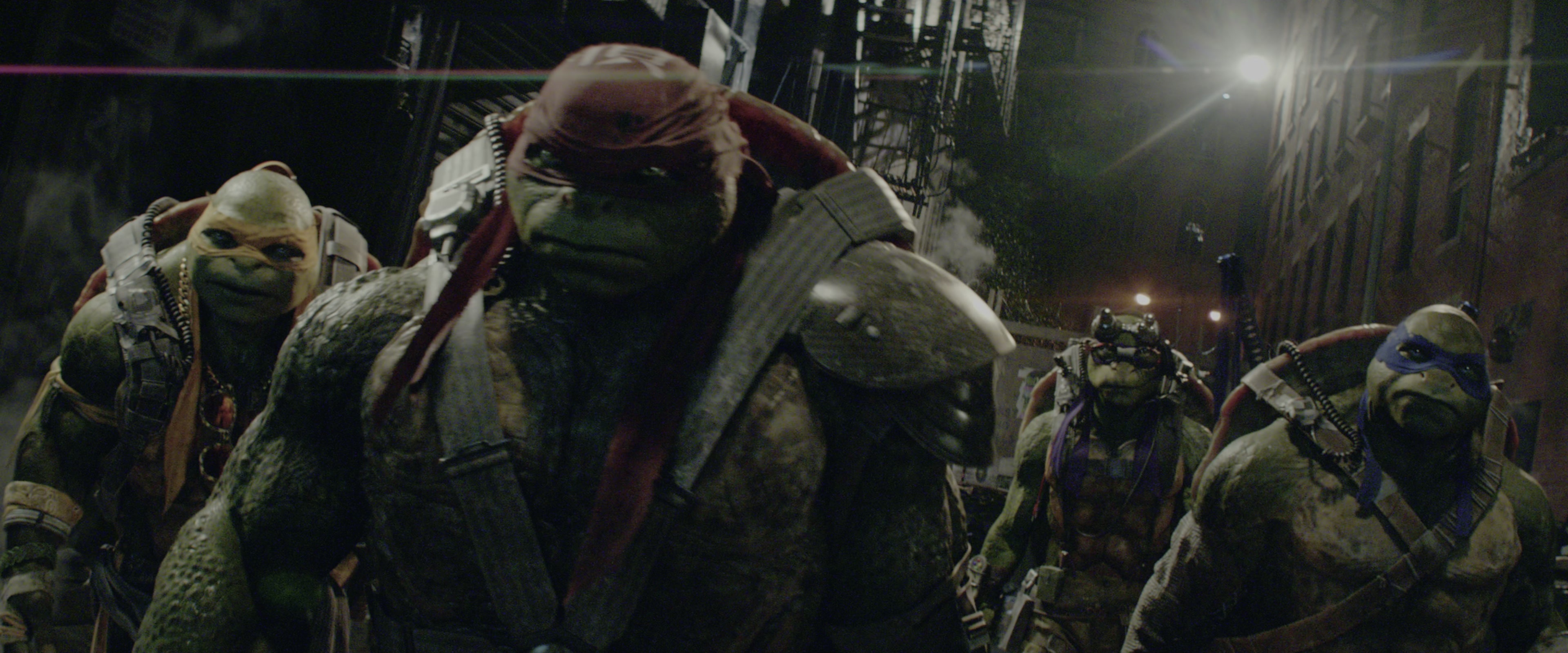Teenage Mutant Ninja Turtles: Out of the Shadows (2016), wide, 2.40:1 — film still