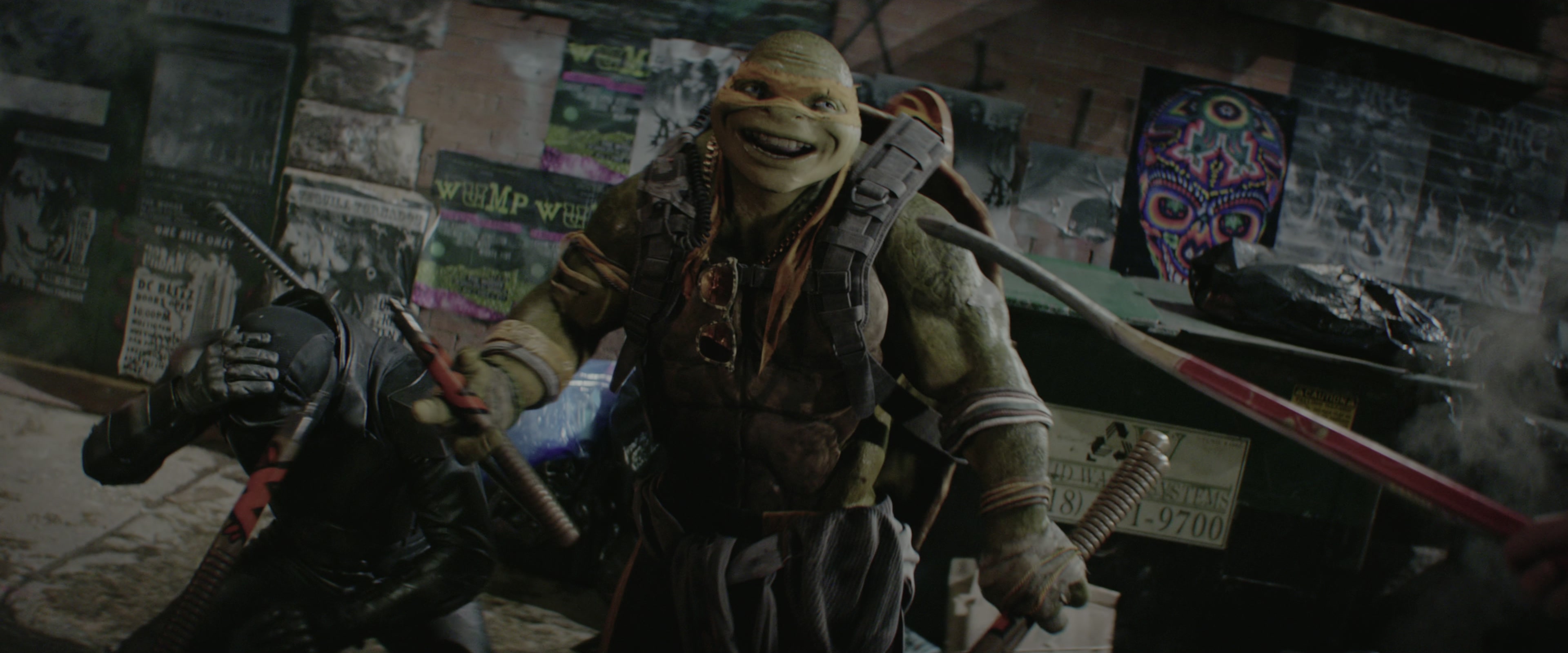 Teenage Mutant Ninja Turtles: Out of the Shadows (2016), wide, 2.40:1 — film still
