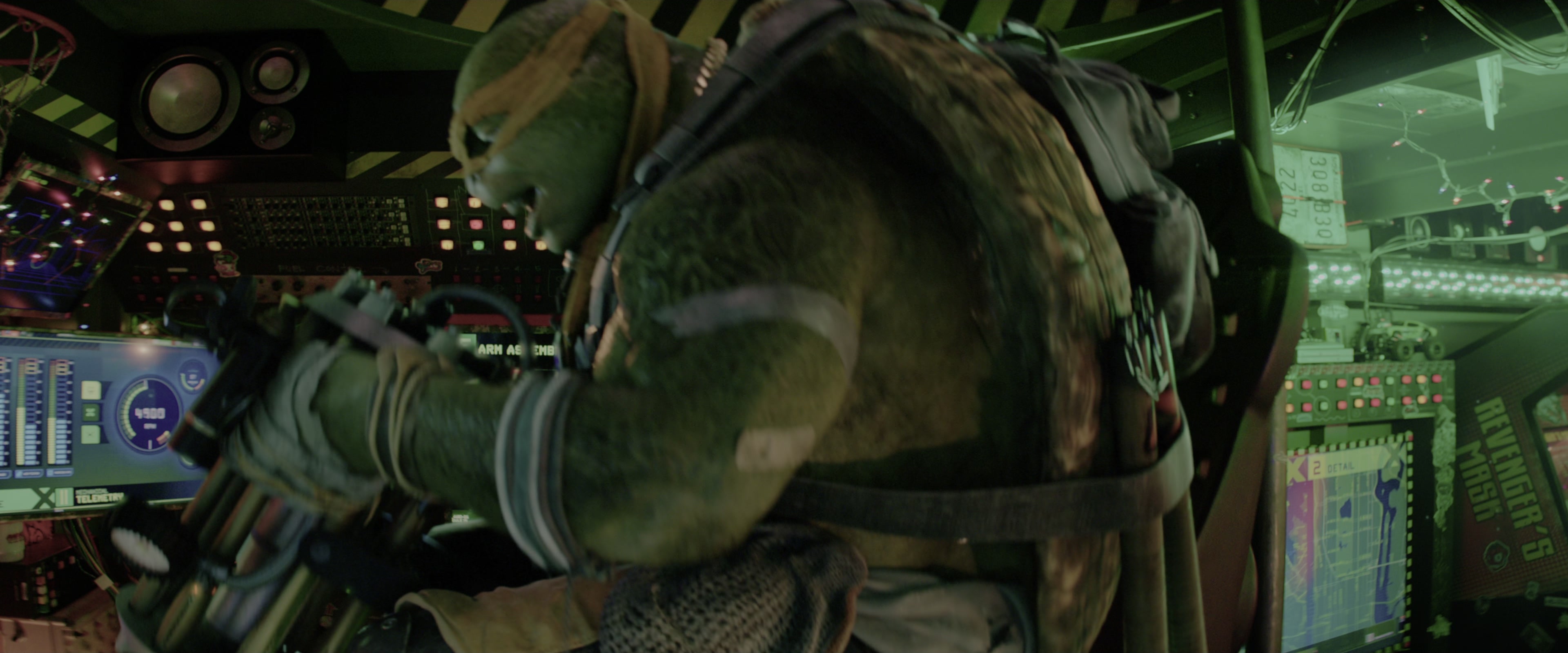 Teenage Mutant Ninja Turtles: Out of the Shadows (2016), wide, 2.40:1 — film still
