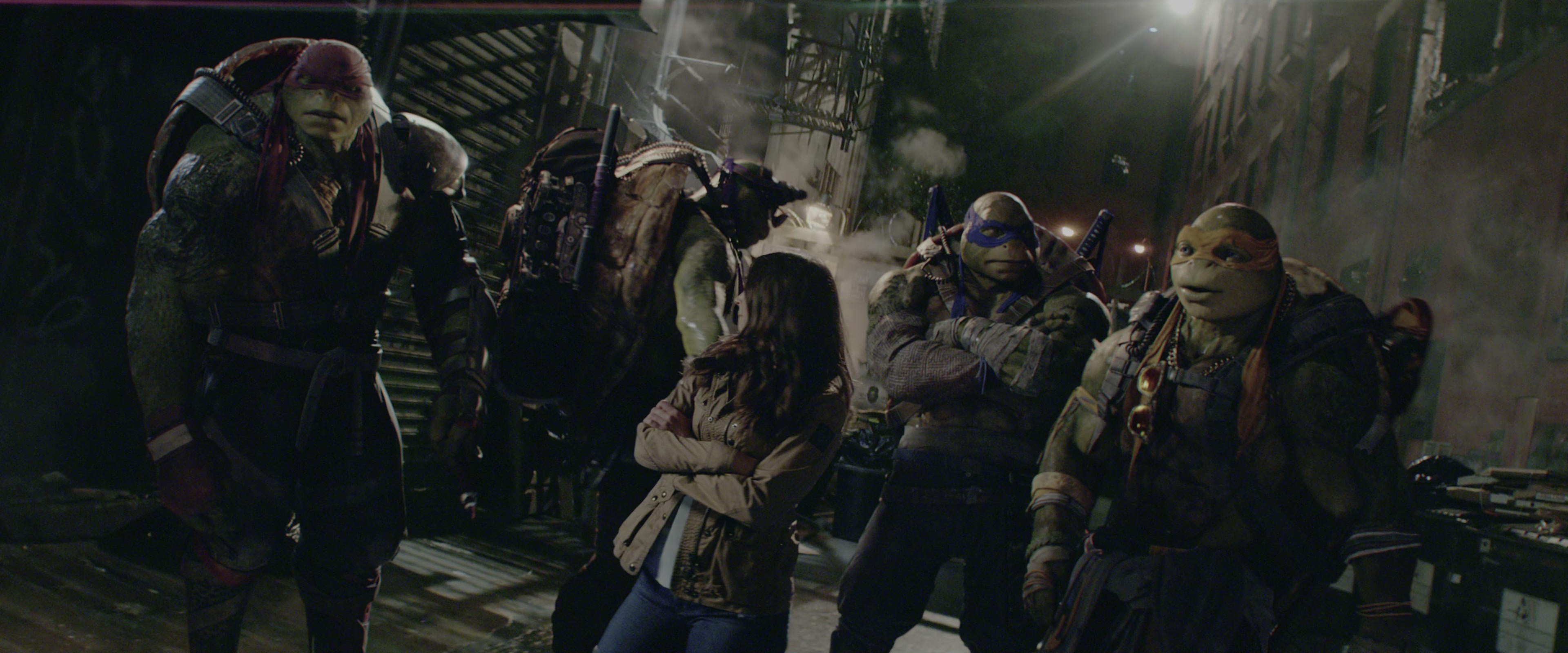 Teenage Mutant Ninja Turtles: Out of the Shadows (2016), wide, 2.40:1 — film still