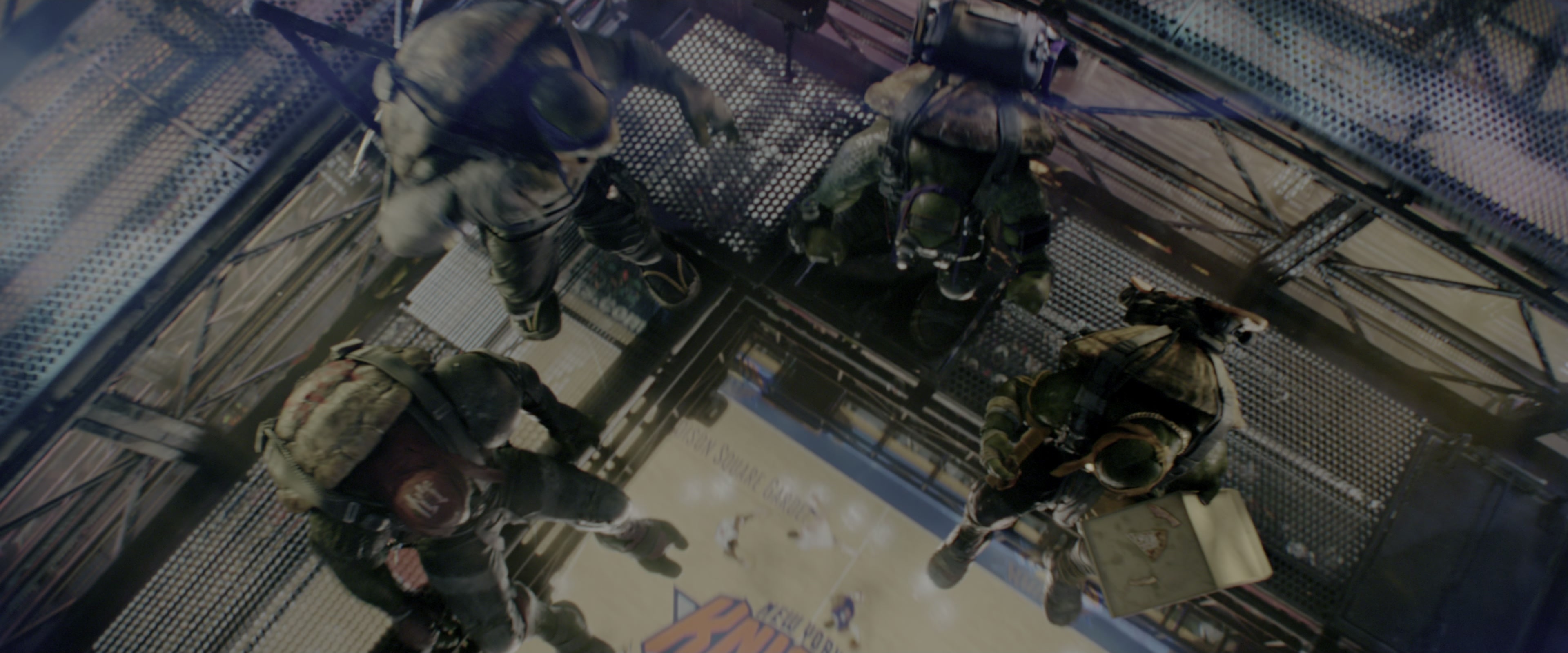 Teenage Mutant Ninja Turtles: Out of the Shadows (2016), wide, 2.40:1 — film still