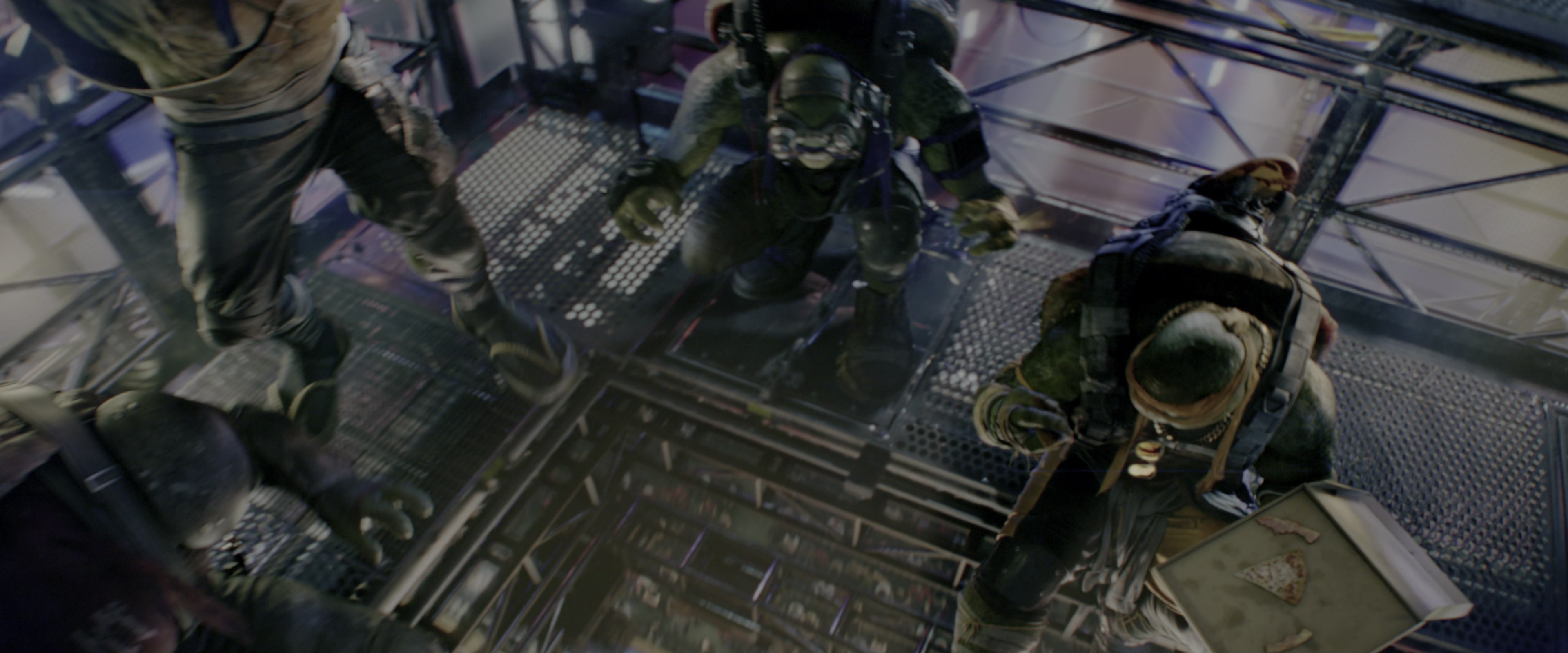 Teenage Mutant Ninja Turtles: Out of the Shadows (2016), wide, 2.40:1 — film still