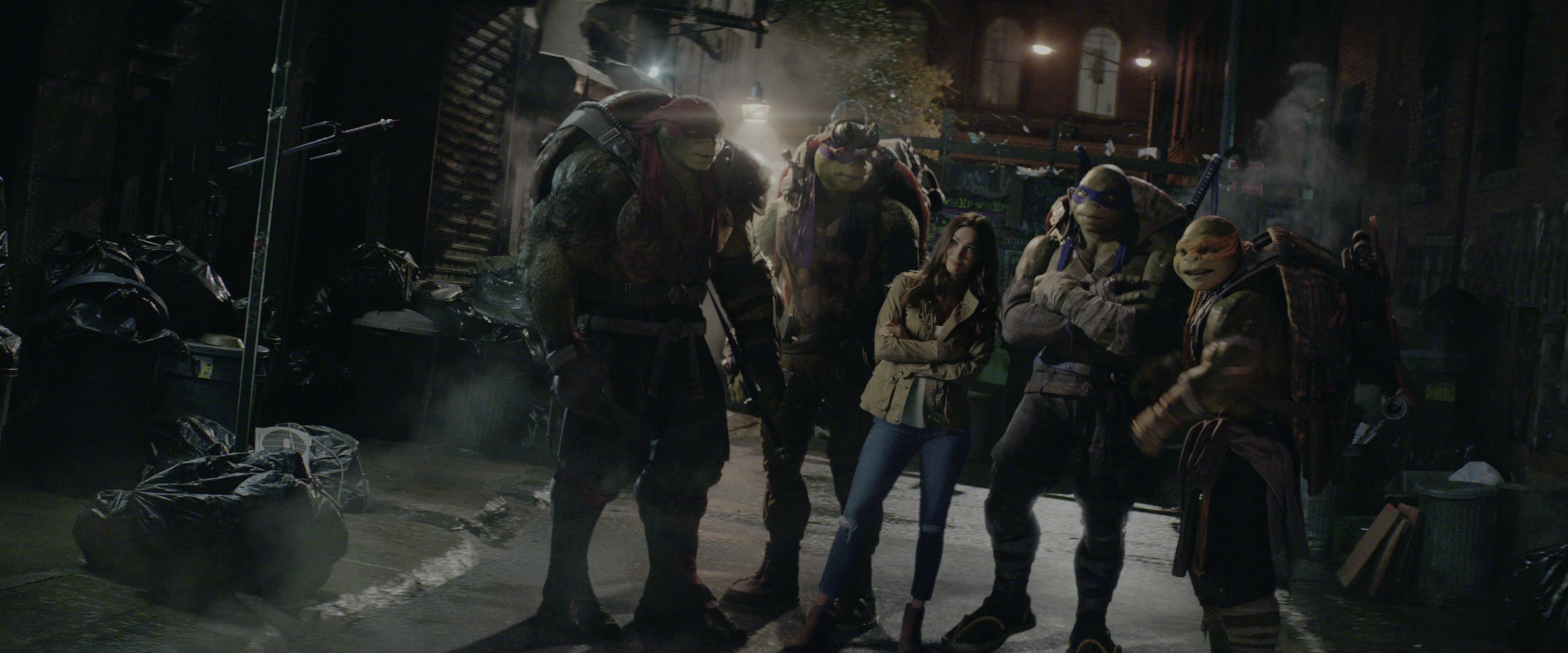 Teenage Mutant Ninja Turtles: Out of the Shadows (2016), wide, 2.40:1 — film still