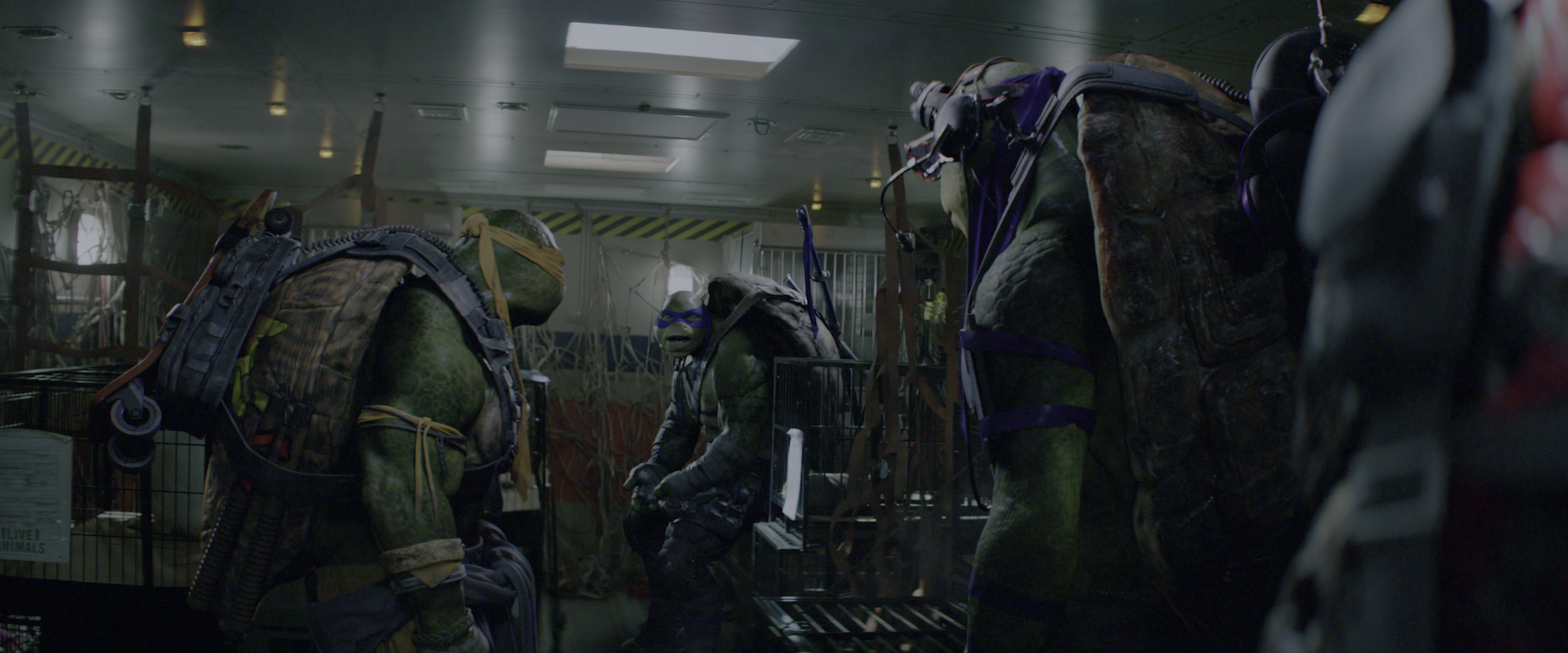 Teenage Mutant Ninja Turtles: Out of the Shadows (2016), wide, 2.40:1 — film still
