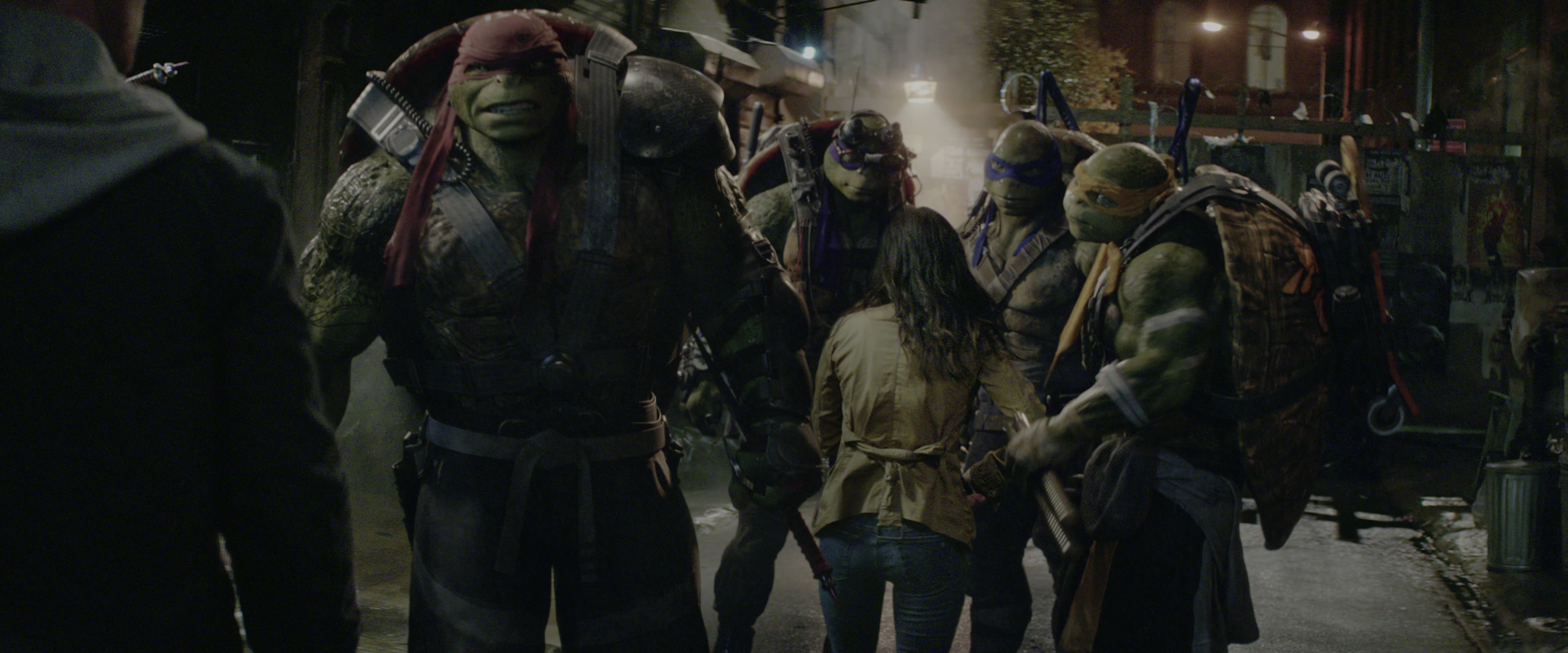 Teenage Mutant Ninja Turtles: Out of the Shadows (2016), wide, 2.40:1 — film still