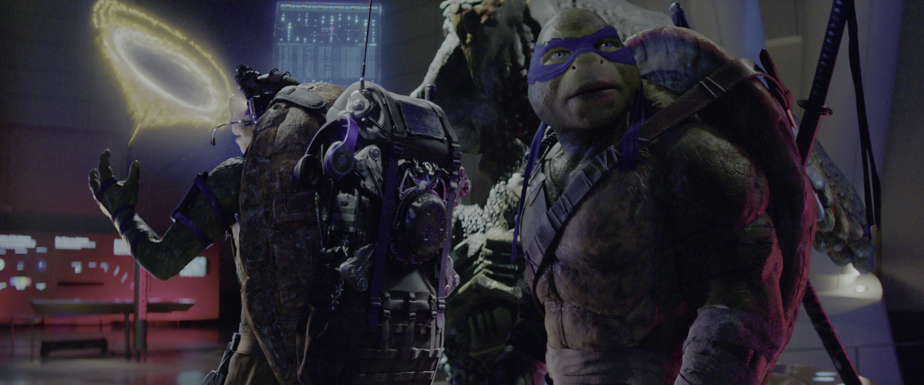 Teenage Mutant Ninja Turtles: Out of the Shadows (2016), wide, 2.40:1 — film still