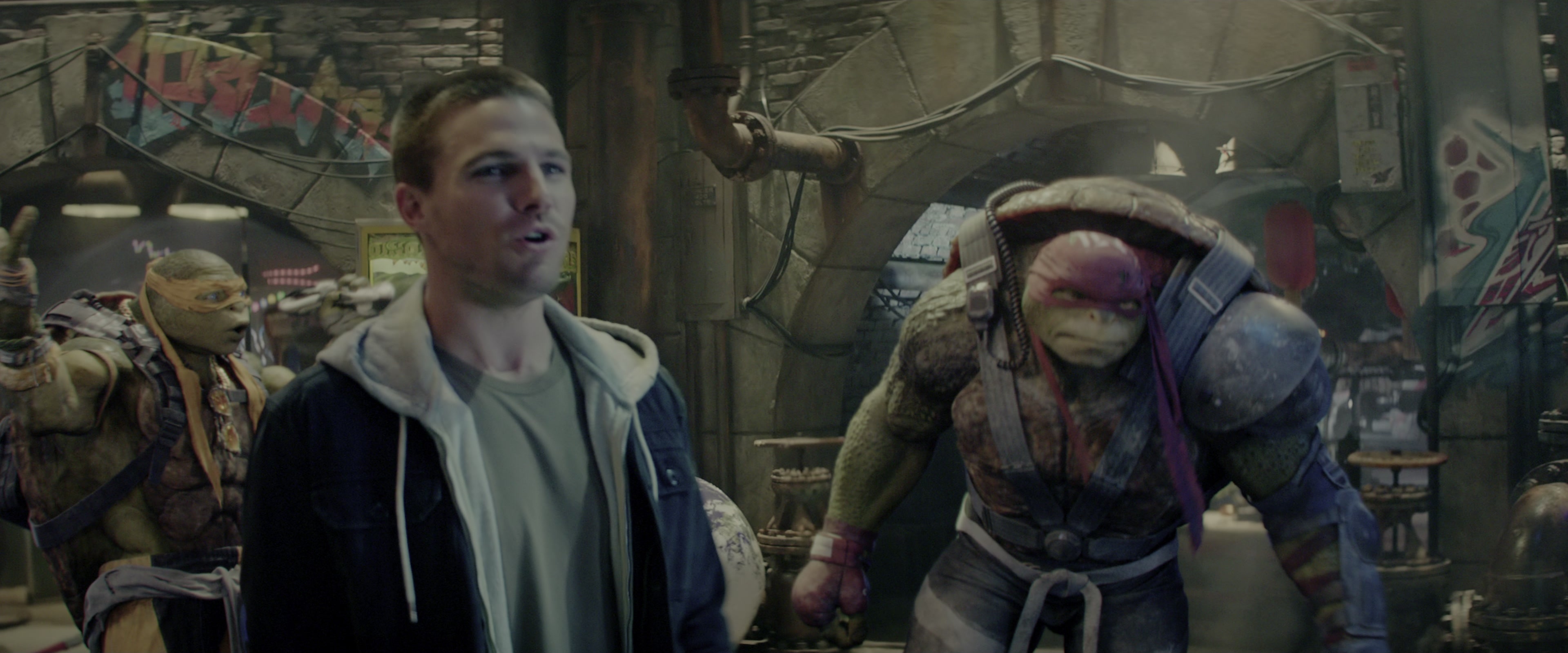 Teenage Mutant Ninja Turtles: Out of the Shadows (2016), wide, 2.40:1 — film still