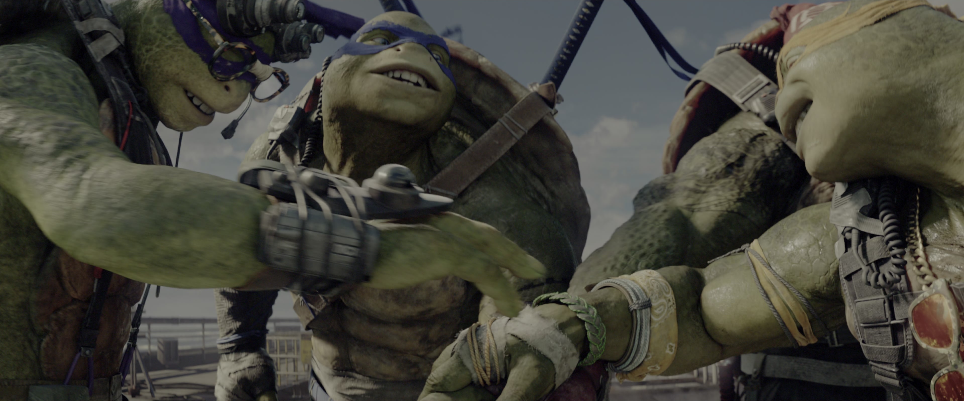 Teenage Mutant Ninja Turtles: Out of the Shadows (2016), wide, 2.40:1 — film still