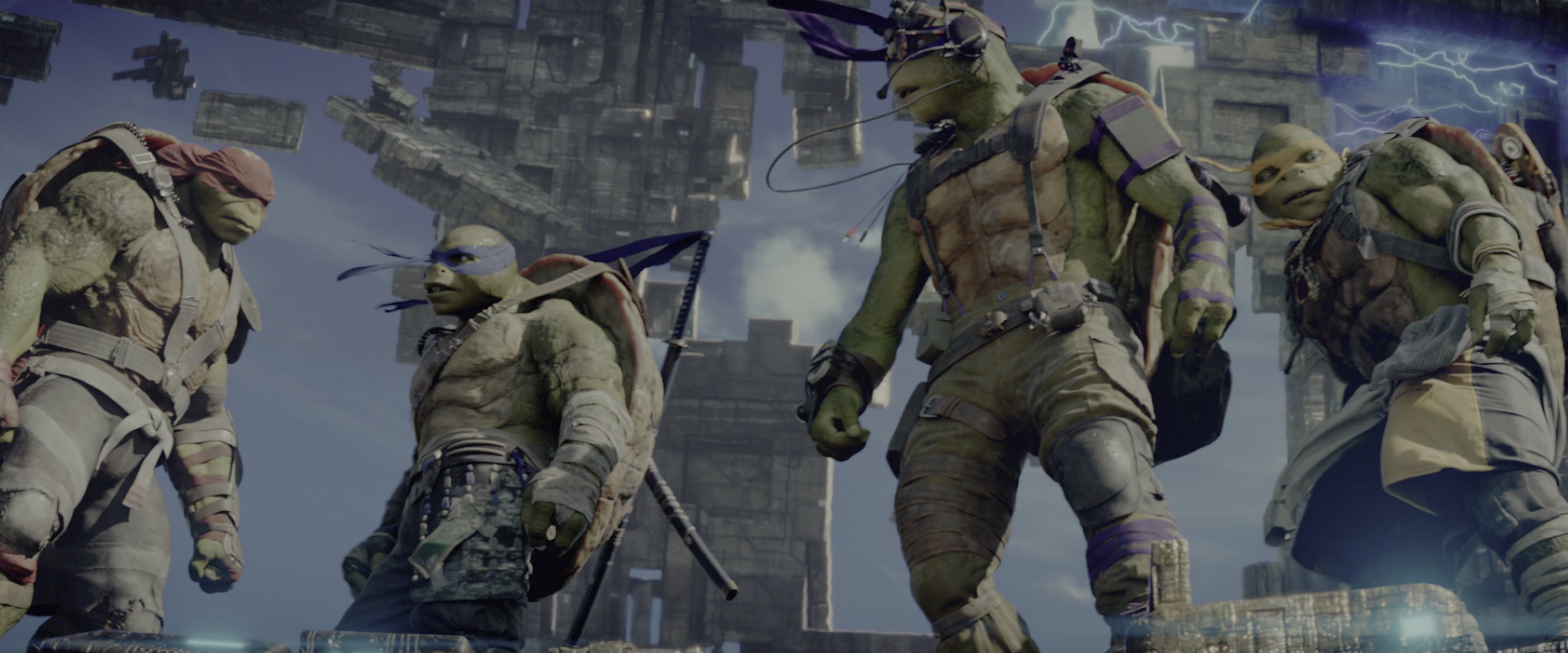 Teenage Mutant Ninja Turtles: Out of the Shadows (2016), wide, 2.40:1 — film still