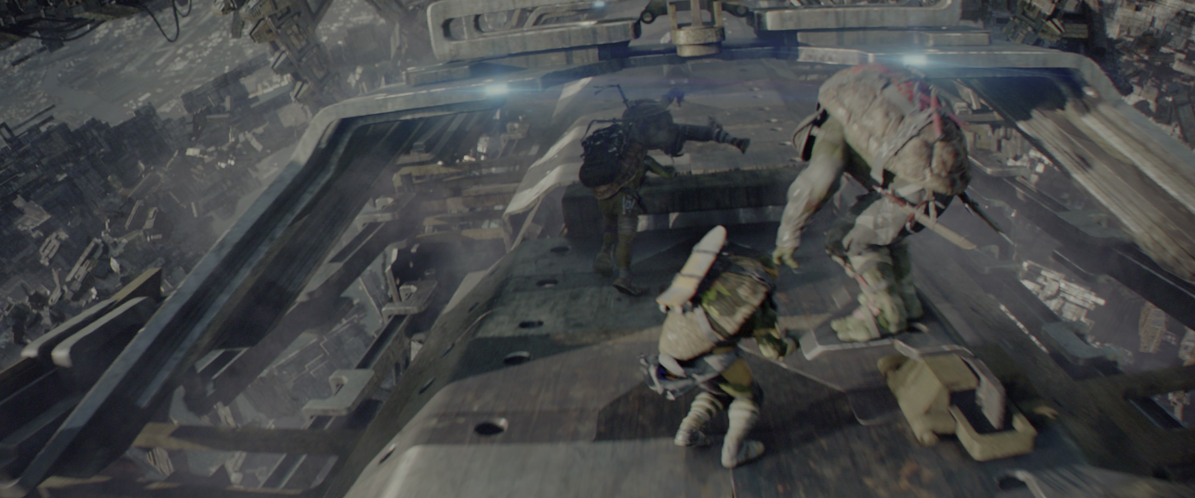 Teenage Mutant Ninja Turtles: Out of the Shadows (2016), wide, 2.40:1 — film still