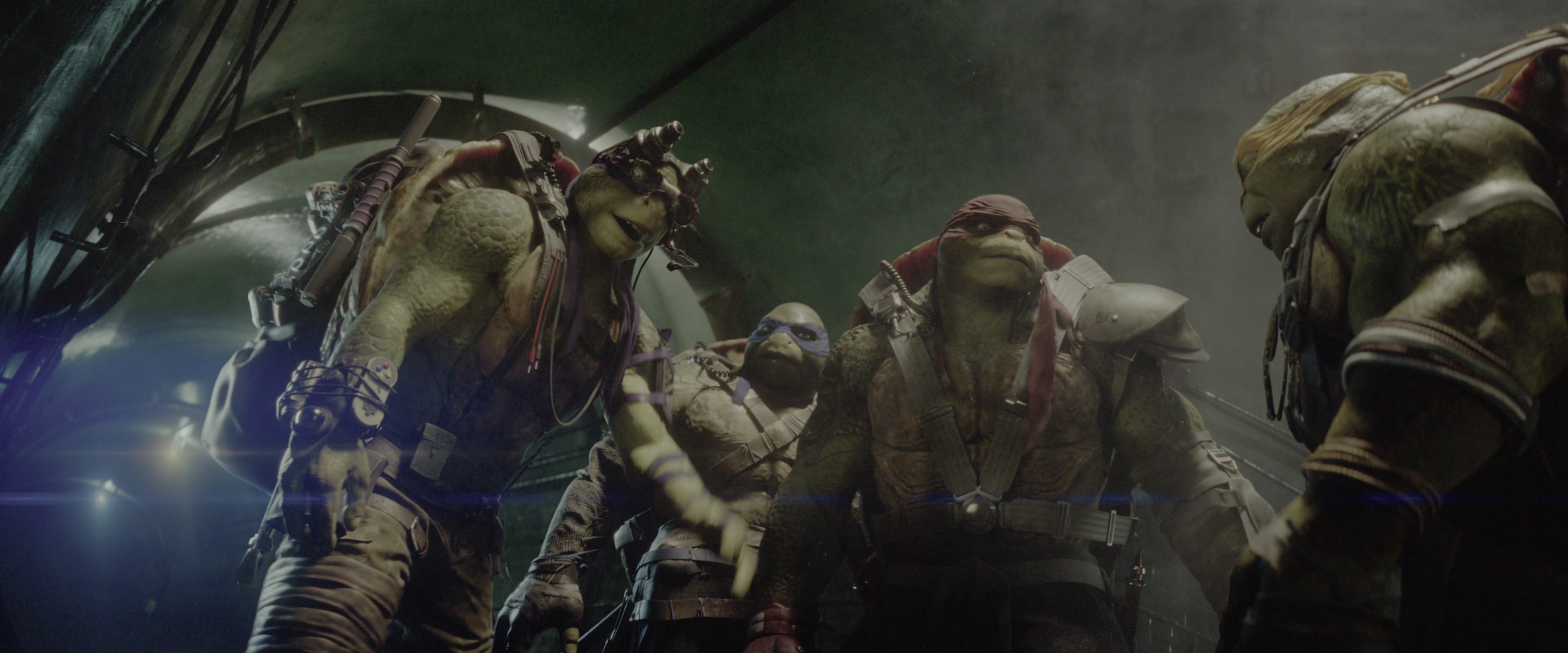 Teenage Mutant Ninja Turtles: Out of the Shadows (2016), wide, 2.40:1 — film still