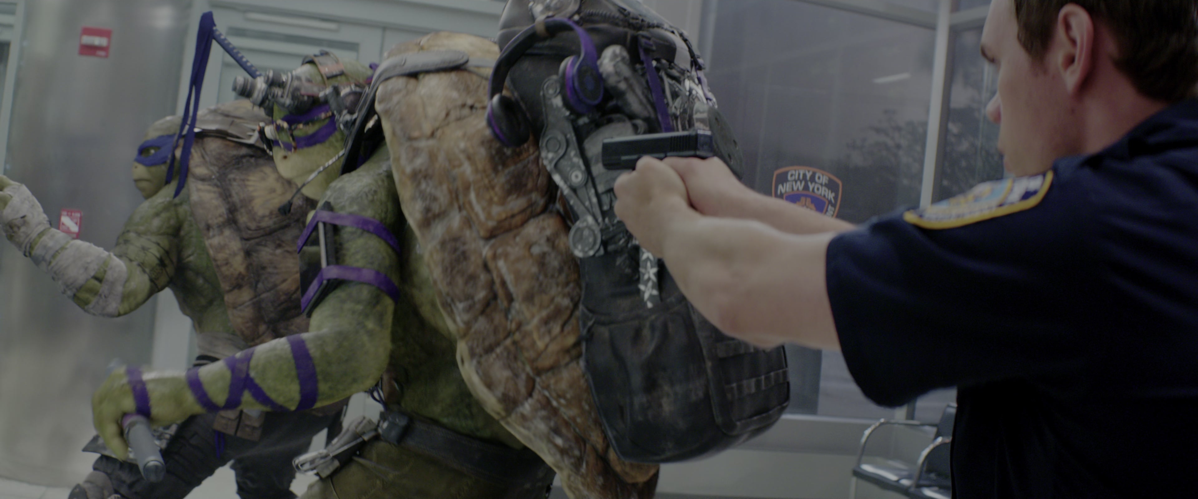 Teenage Mutant Ninja Turtles: Out of the Shadows (2016), wide, 2.40:1 — film still