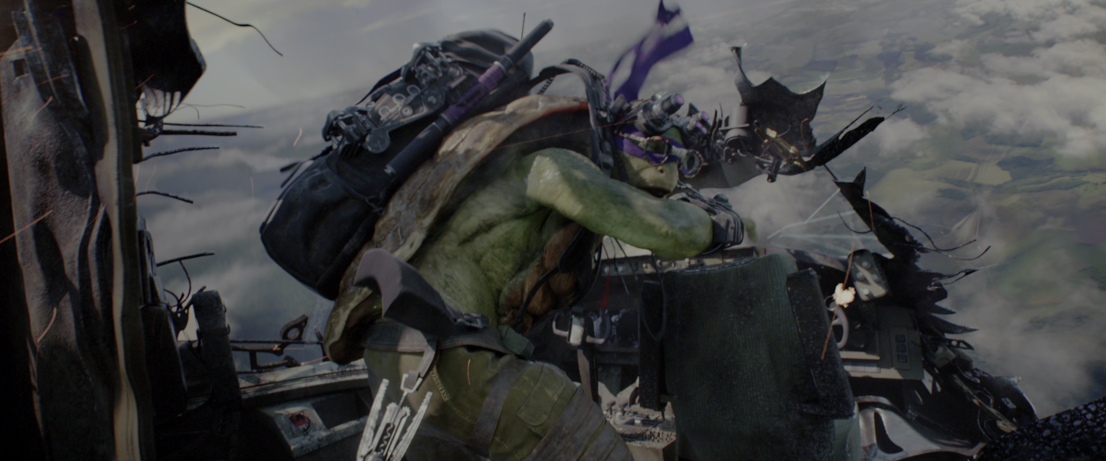 Teenage Mutant Ninja Turtles: Out of the Shadows (2016), wide, 2.40:1 — film still