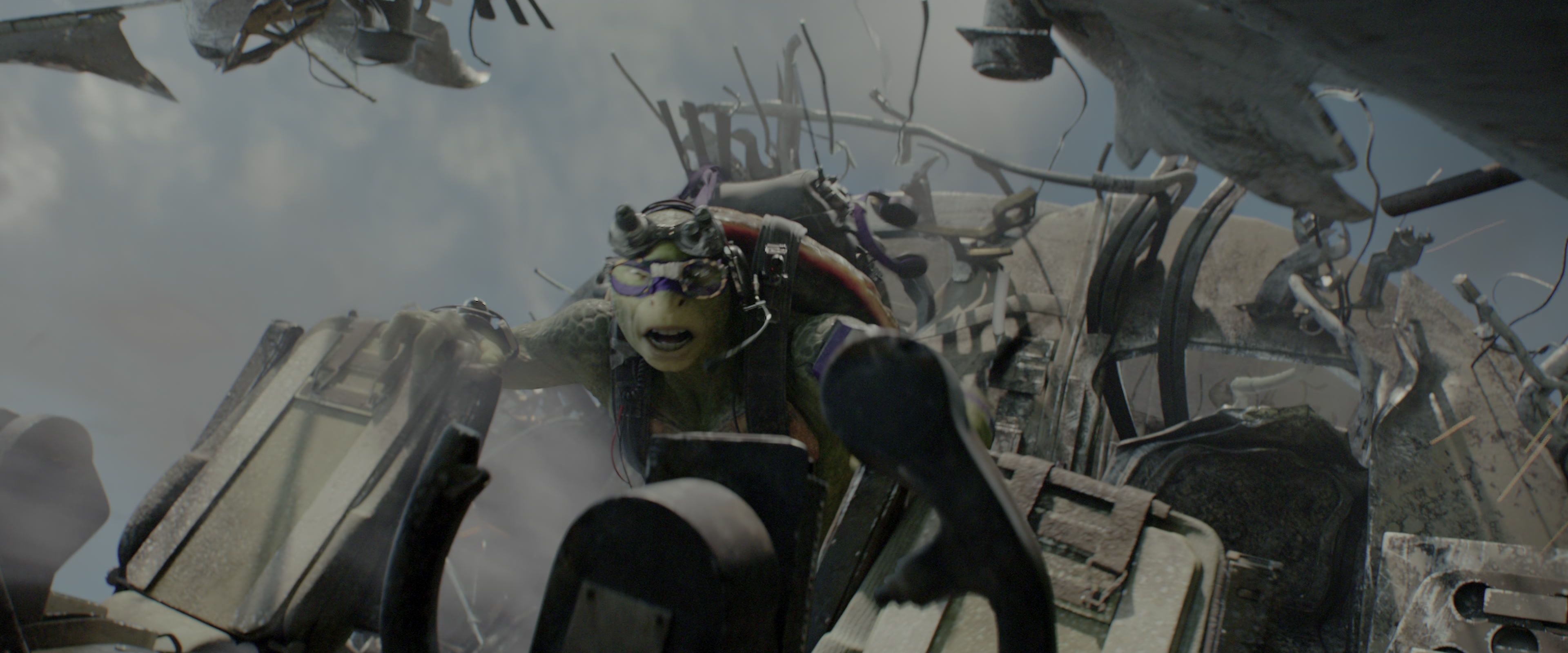 Teenage Mutant Ninja Turtles: Out of the Shadows (2016), wide, 2.40:1 — film still