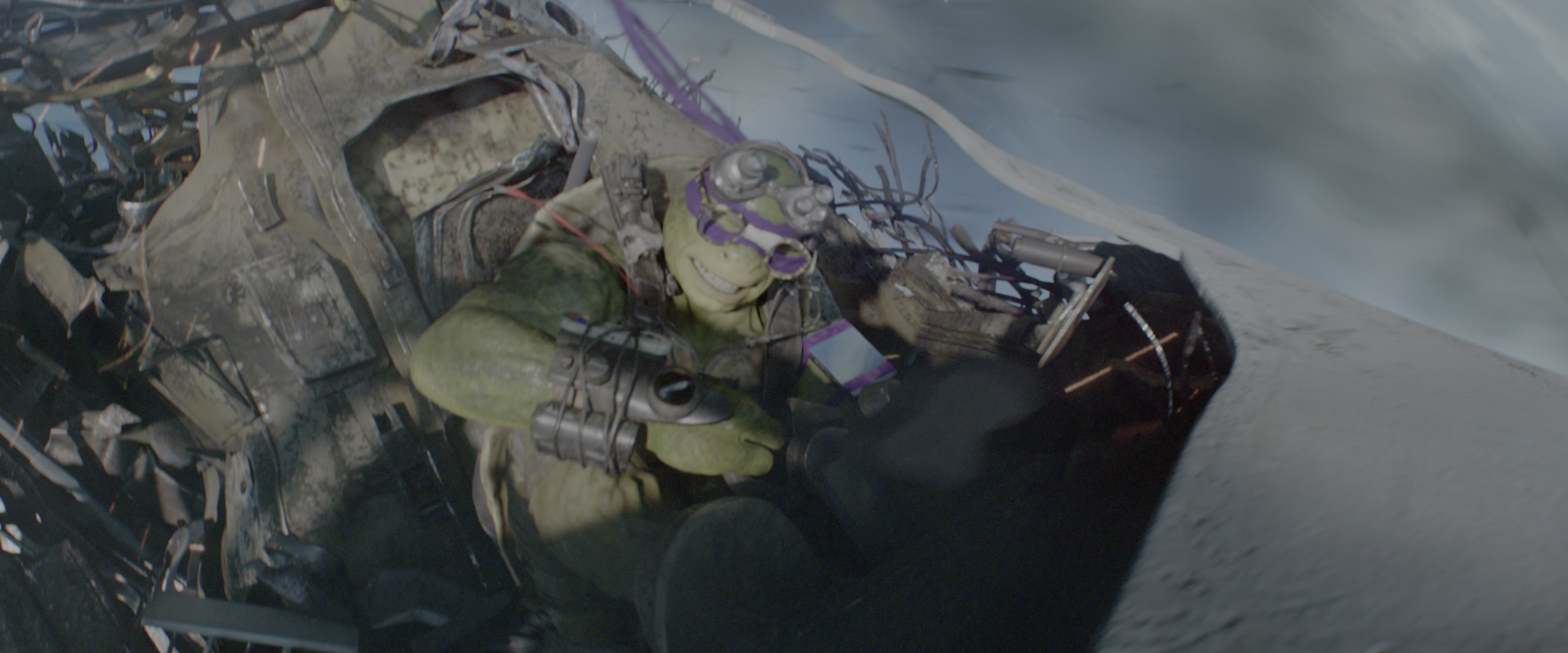 Teenage Mutant Ninja Turtles: Out of the Shadows (2016), wide, 2.40:1 — film still