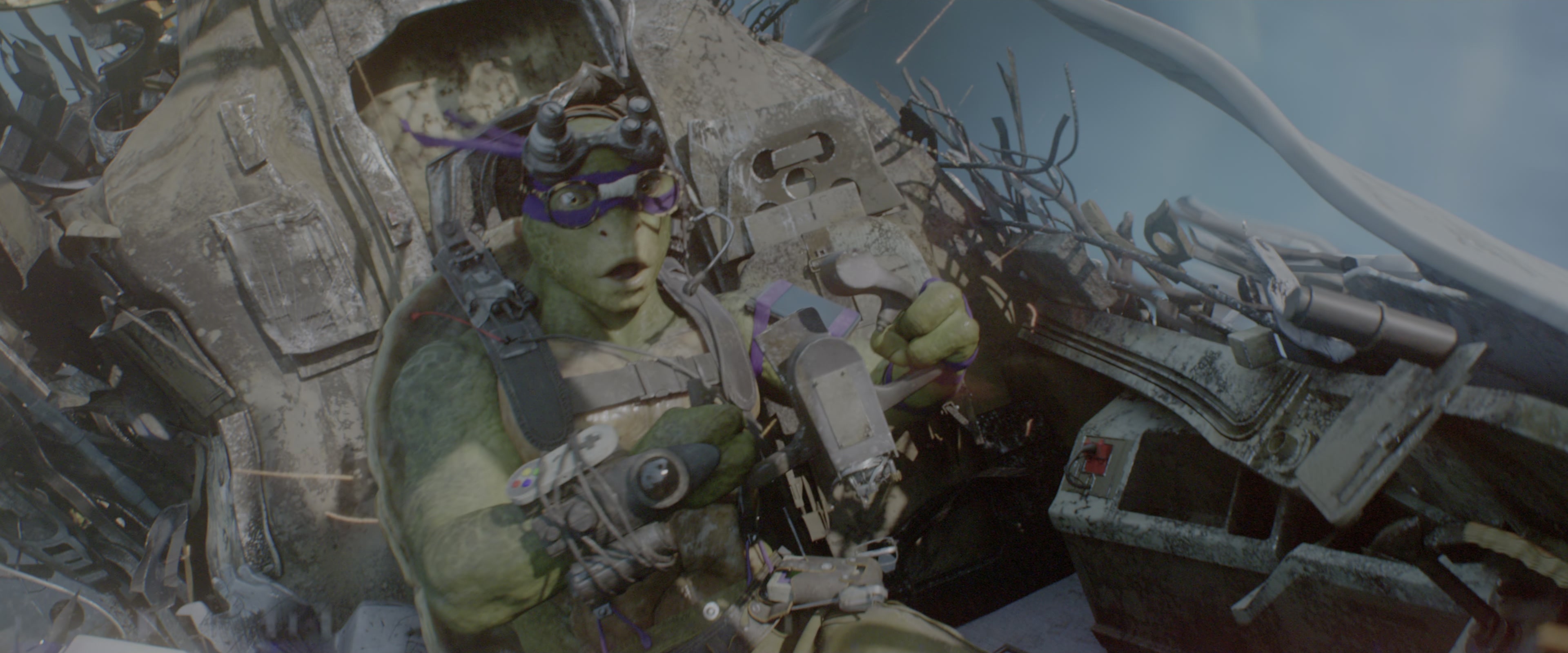 Teenage Mutant Ninja Turtles: Out of the Shadows (2016), wide, 2.40:1 — film still