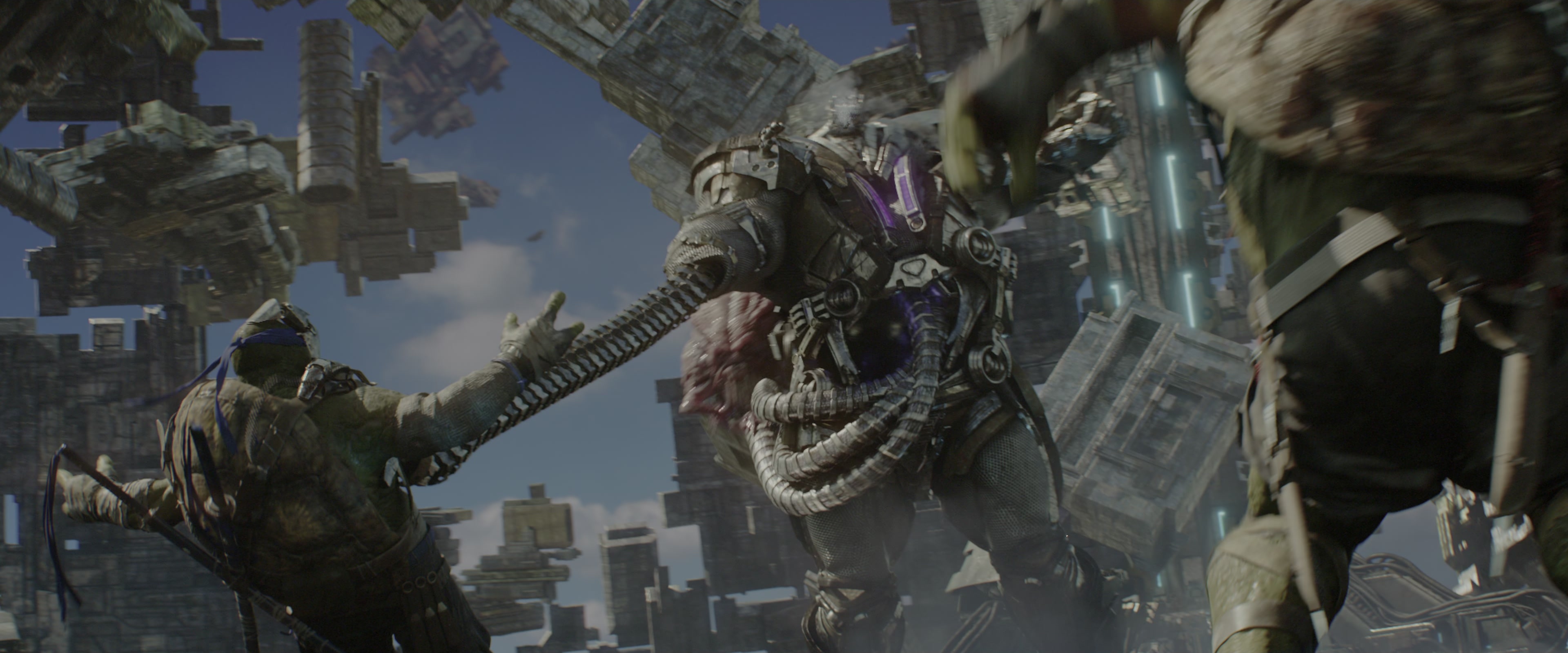 Teenage Mutant Ninja Turtles: Out of the Shadows (2016), wide, 2.40:1 — film still