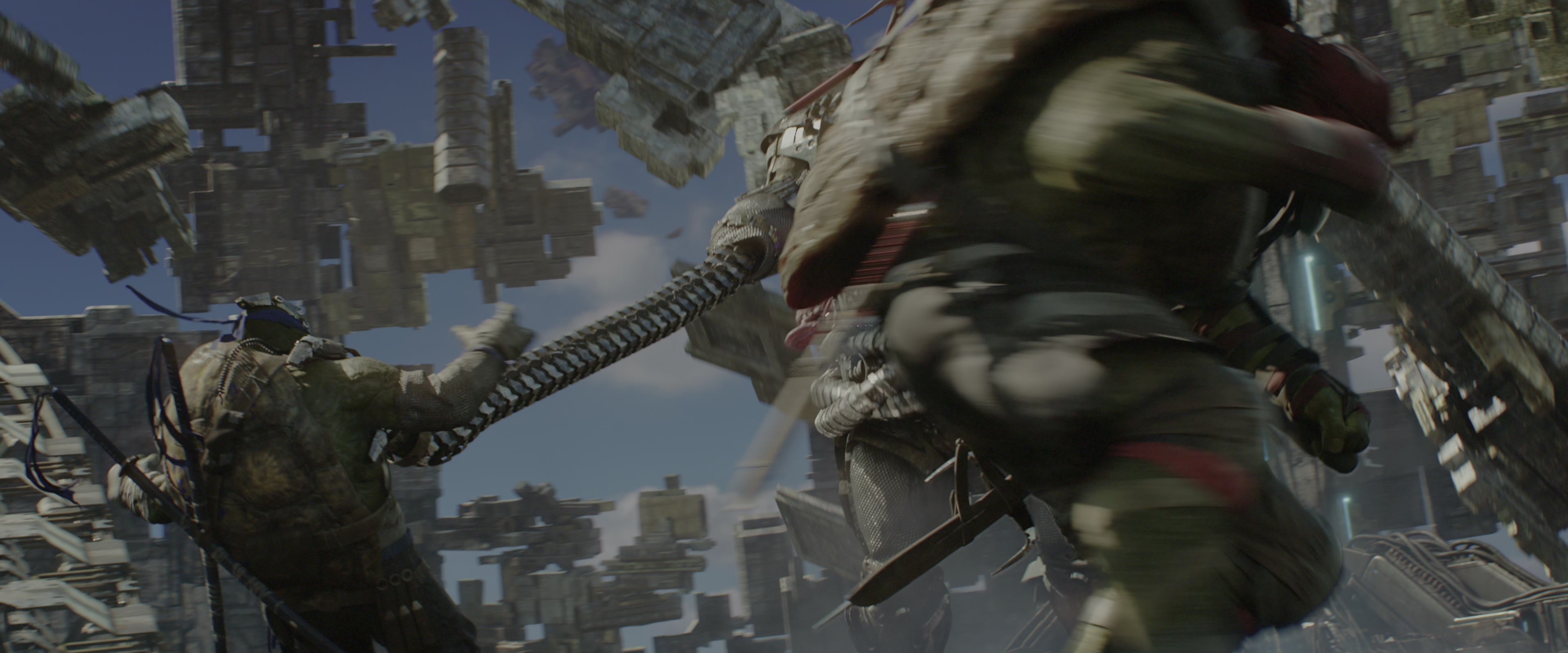 Teenage Mutant Ninja Turtles: Out of the Shadows (2016), wide, 2.40:1 — film still