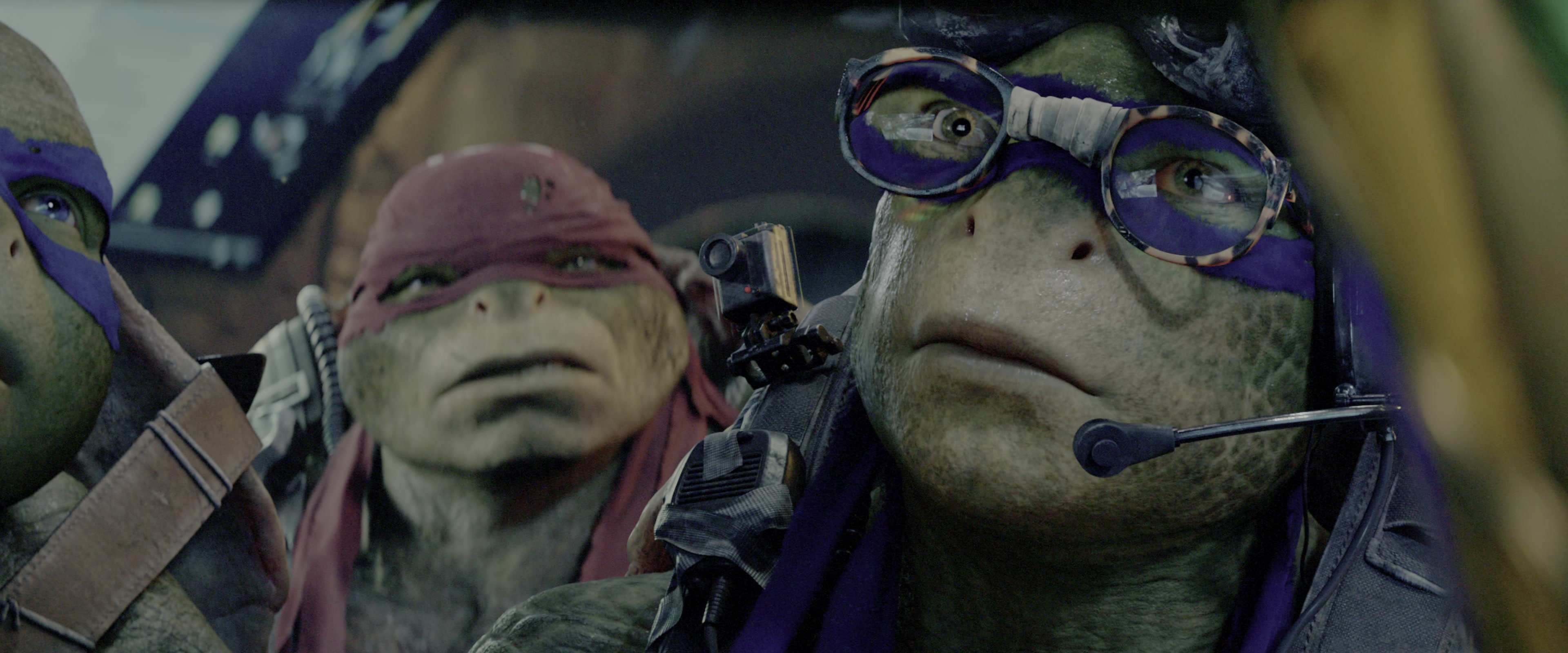Teenage Mutant Ninja Turtles: Out of the Shadows (2016), wide, 2.40:1 — film still