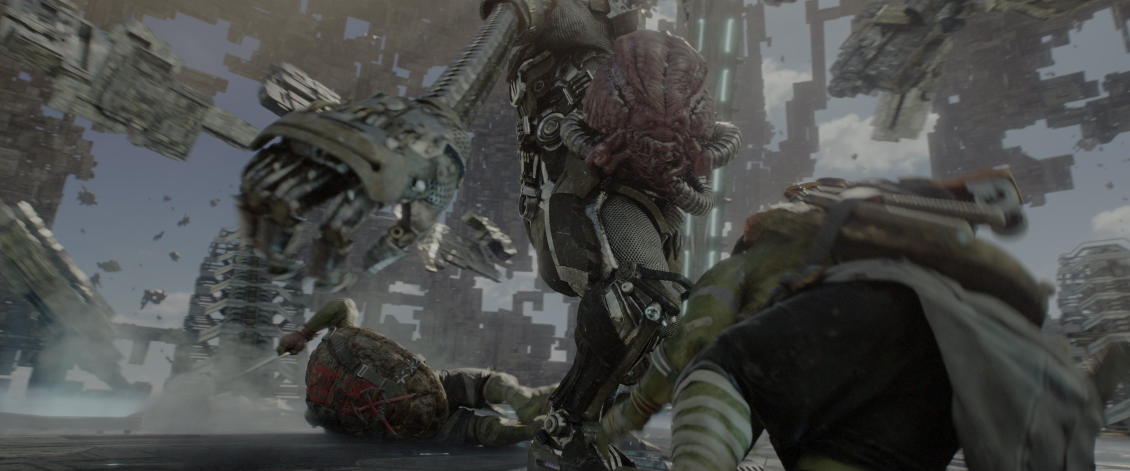 Teenage Mutant Ninja Turtles: Out of the Shadows (2016), wide, 2.40:1 — film still