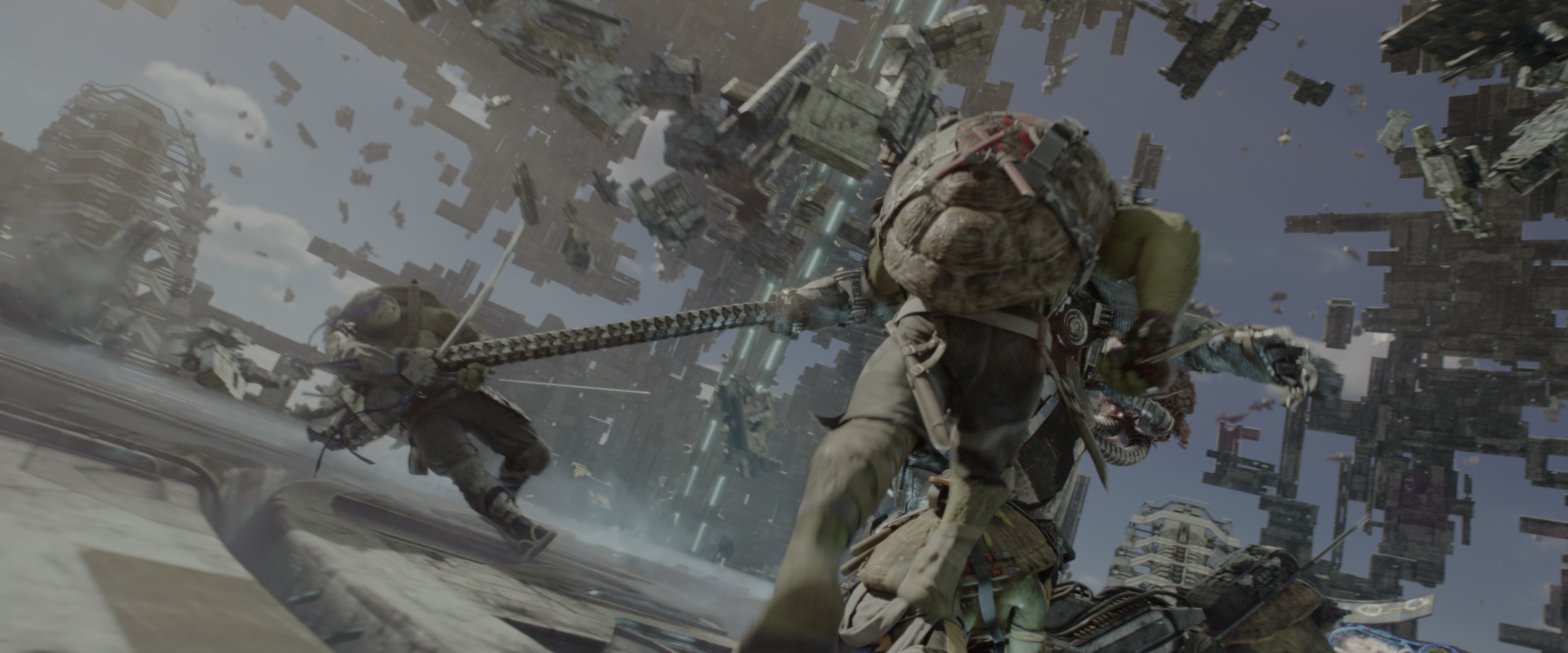 Teenage Mutant Ninja Turtles: Out of the Shadows (2016), wide, 2.40:1 — film still
