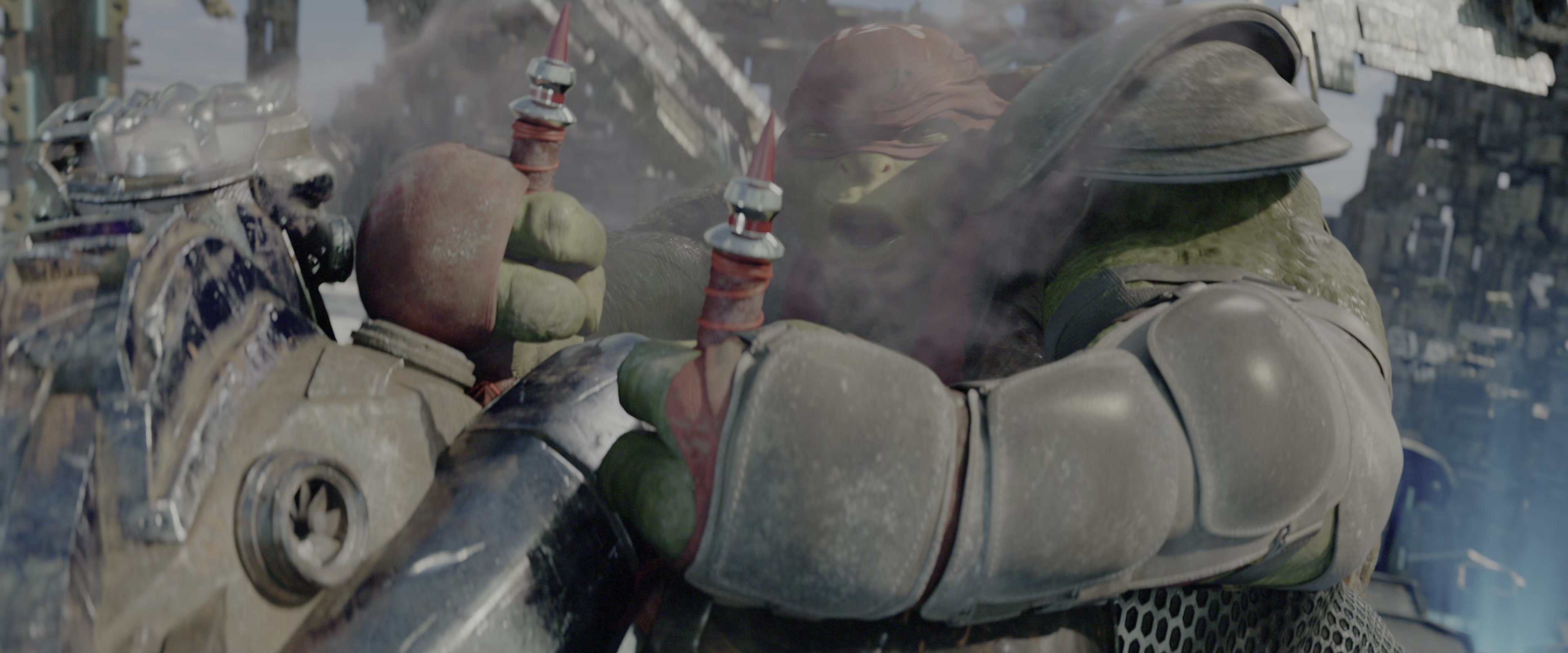 Teenage Mutant Ninja Turtles: Out of the Shadows (2016), wide, 2.40:1 — film still
