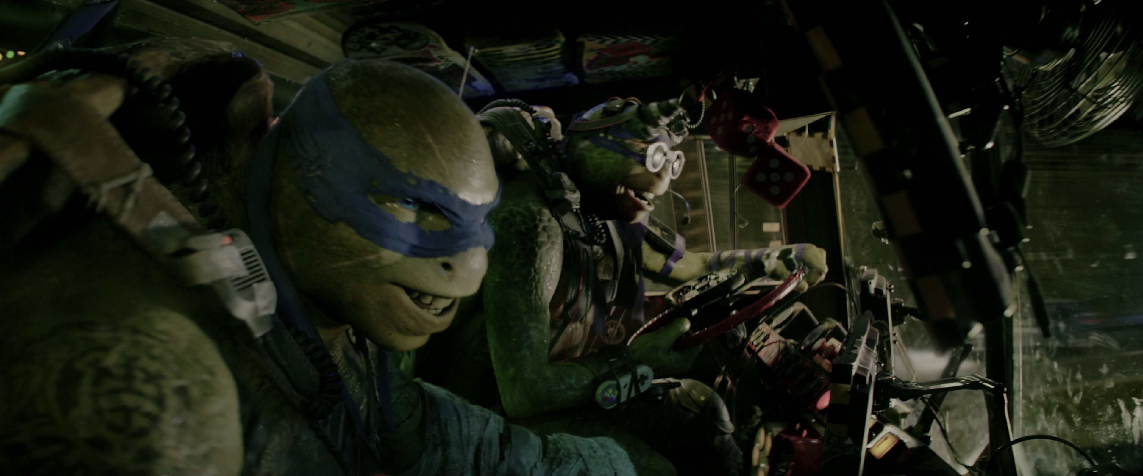 Teenage Mutant Ninja Turtles: Out of the Shadows (2016), wide, 2.40:1 — film still