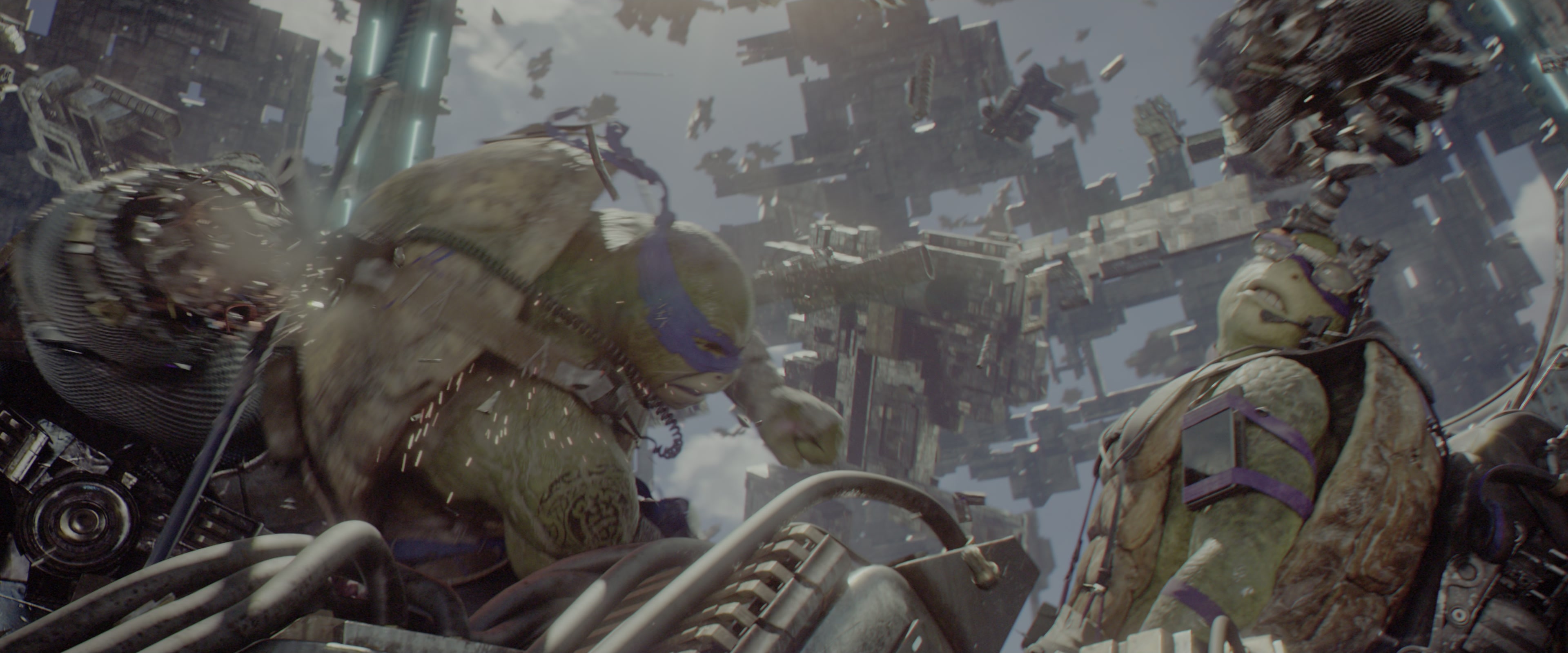 Teenage Mutant Ninja Turtles: Out of the Shadows (2016), wide, 2.40:1 — film still