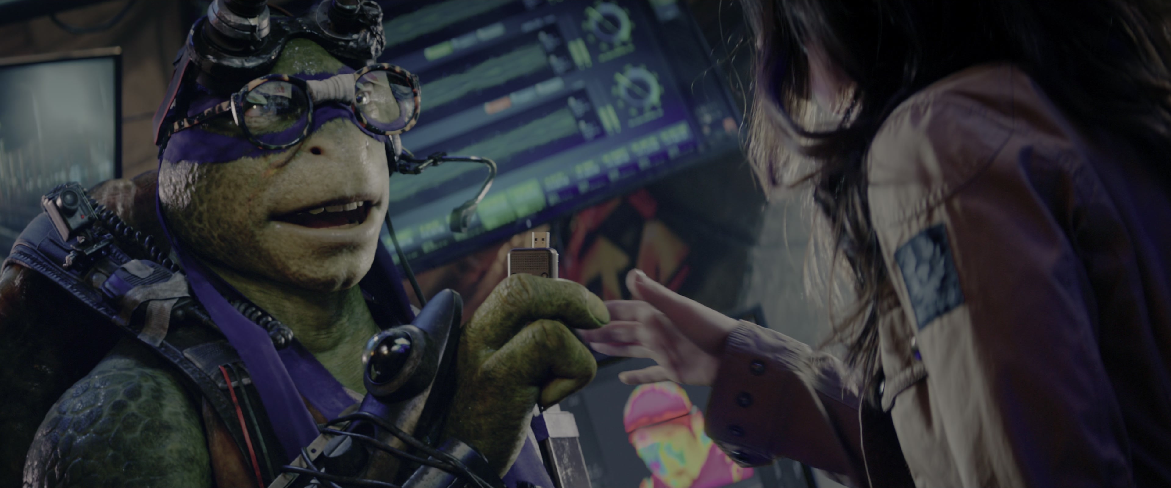 Teenage Mutant Ninja Turtles: Out of the Shadows (2016), wide, 2.40:1 — film still
