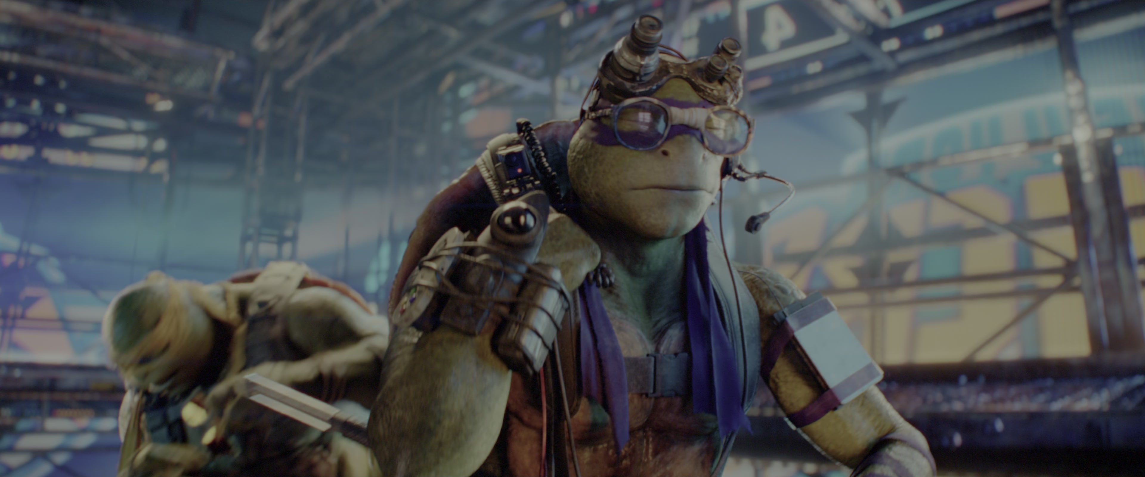 Teenage Mutant Ninja Turtles: Out of the Shadows (2016), wide, 2.40:1 — film still