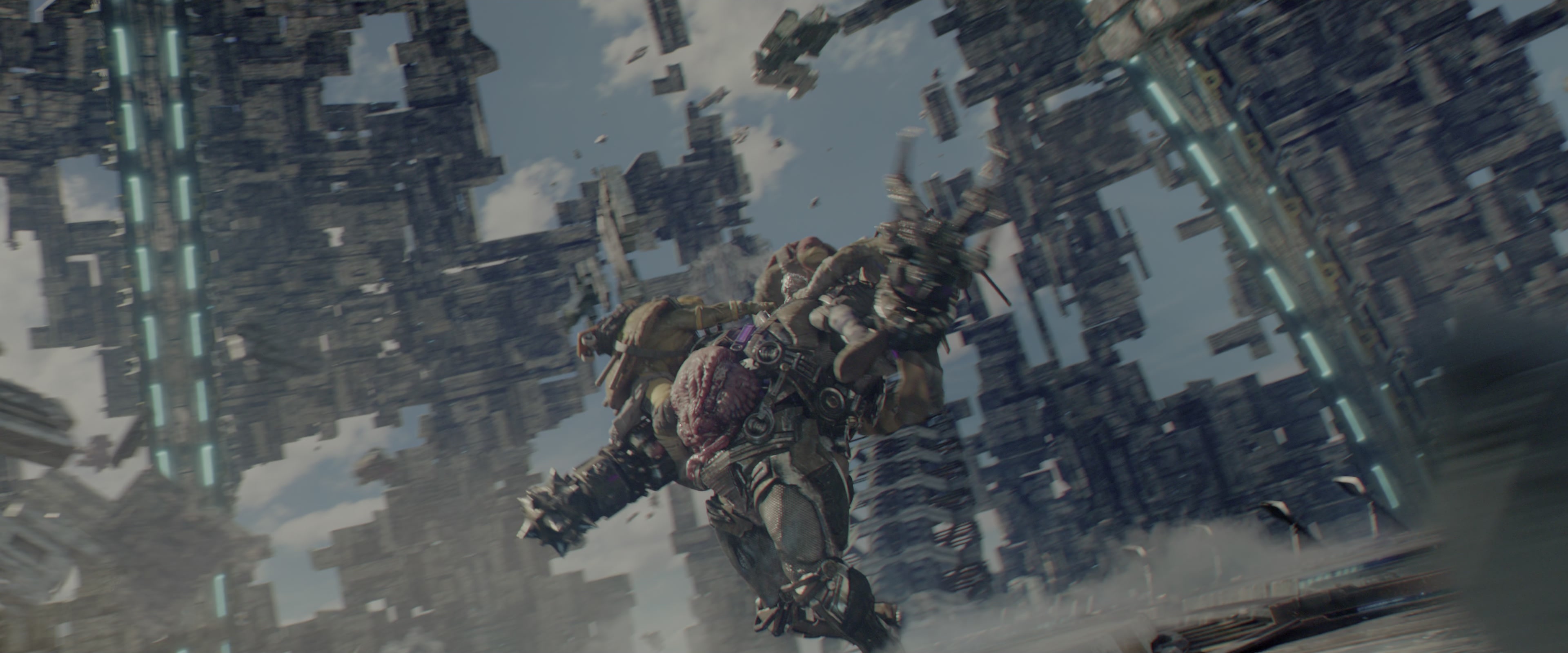 Teenage Mutant Ninja Turtles: Out of the Shadows (2016), wide, 2.40:1 — film still