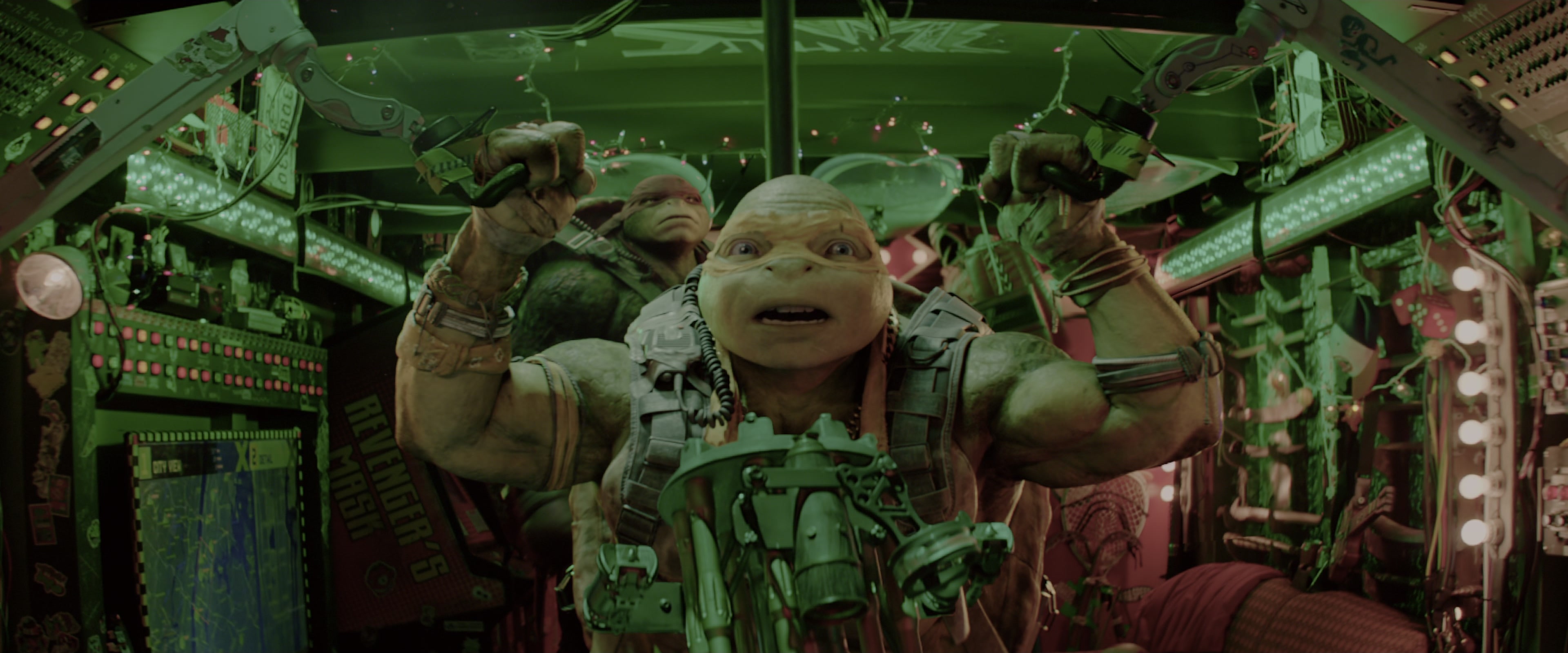 Teenage Mutant Ninja Turtles: Out of the Shadows (2016), wide, 2.40:1 — film still