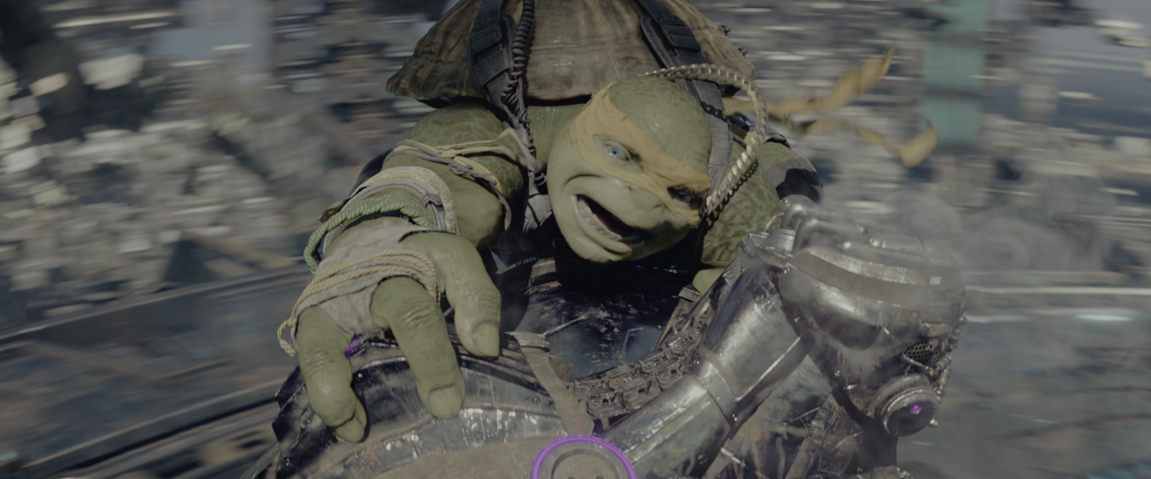 Teenage Mutant Ninja Turtles: Out of the Shadows (2016), wide, 2.40:1 — film still