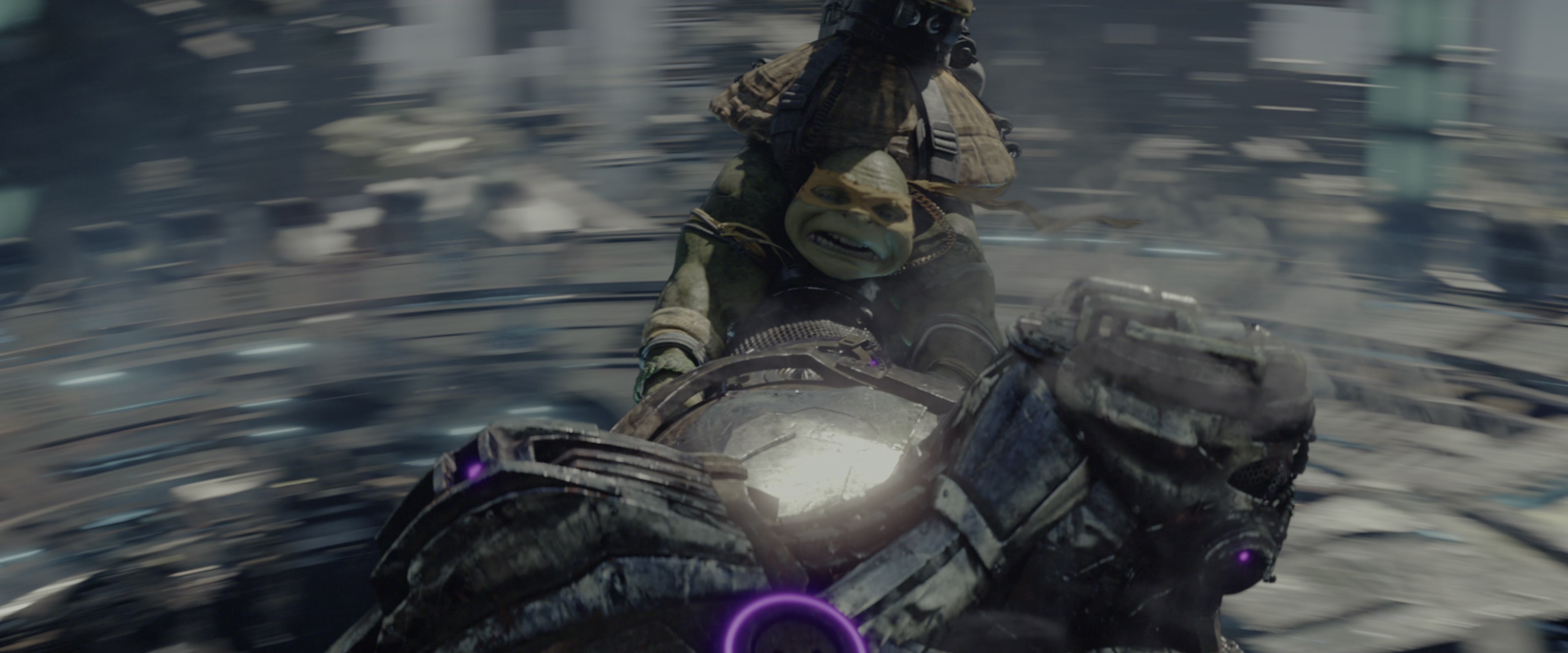 Teenage Mutant Ninja Turtles: Out of the Shadows (2016), wide, 2.40:1 — film still
