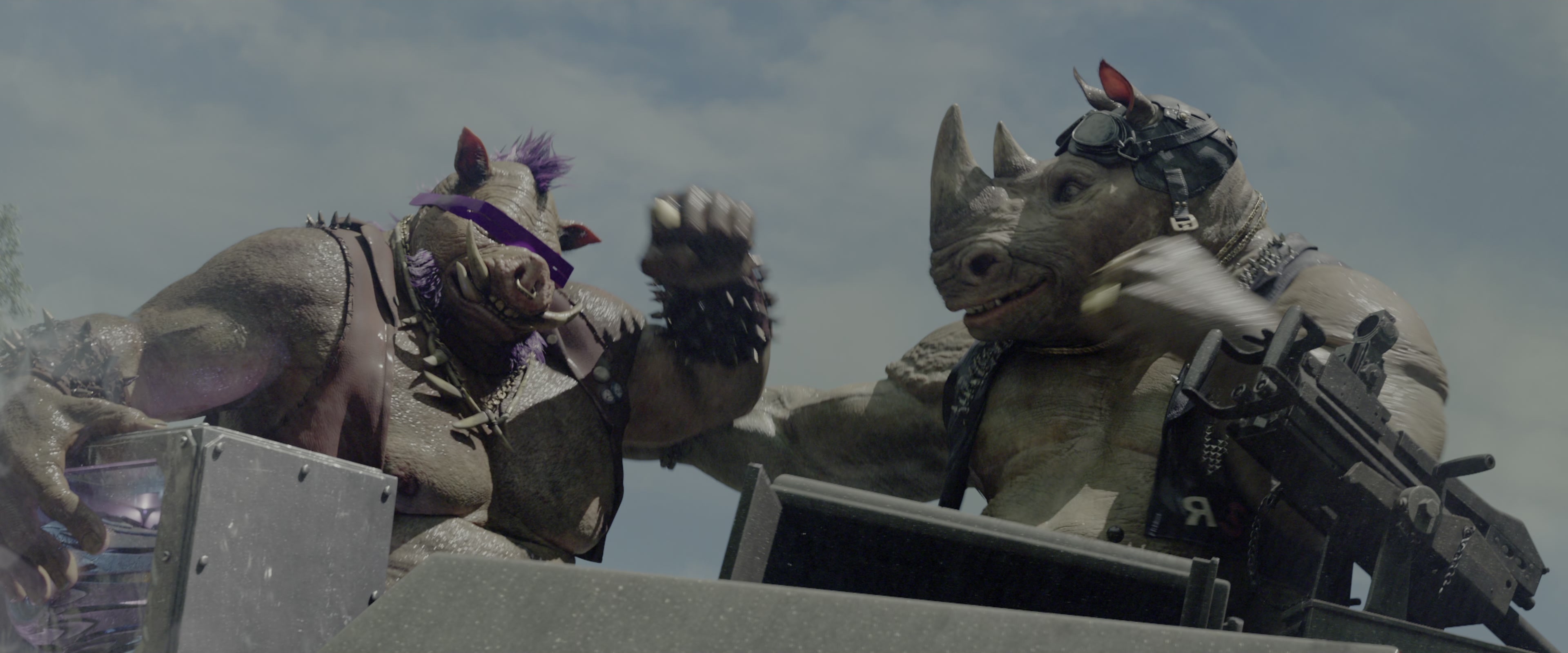 Teenage Mutant Ninja Turtles: Out of the Shadows (2016), wide, 2.40:1 — film still