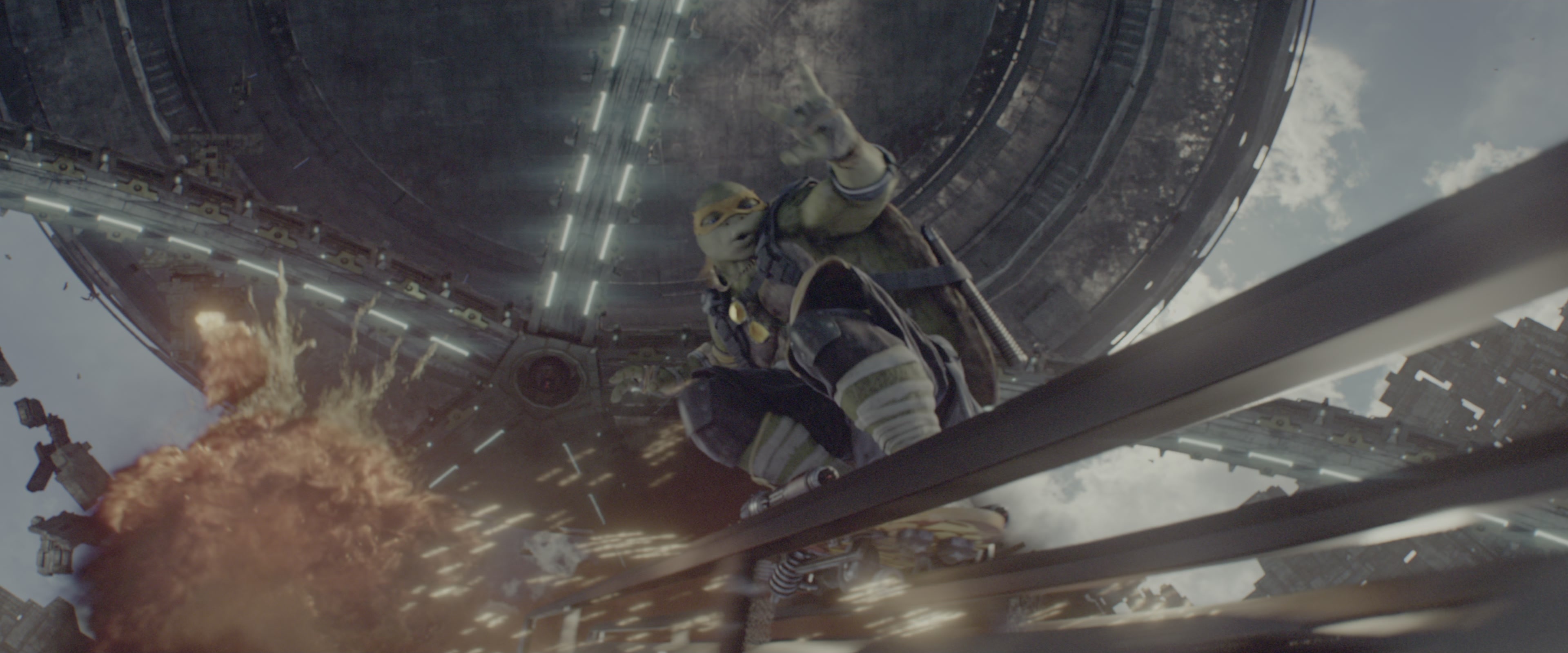 Teenage Mutant Ninja Turtles: Out of the Shadows (2016), wide, 2.40:1 — film still