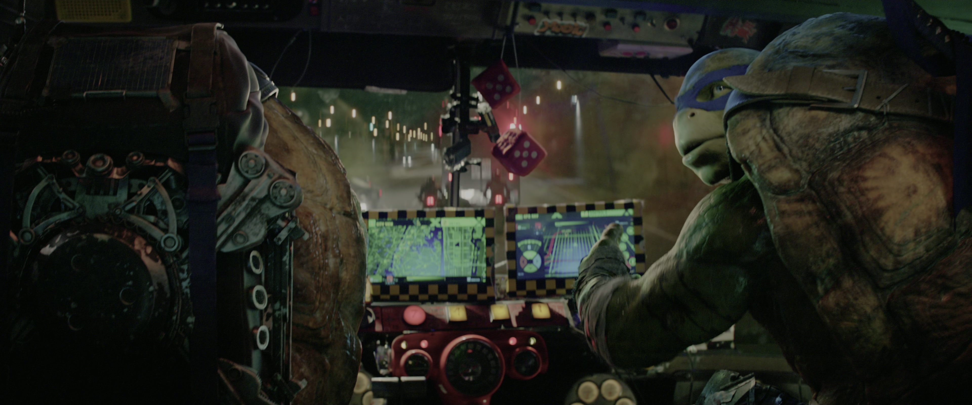 Teenage Mutant Ninja Turtles: Out of the Shadows (2016), wide, 2.40:1 — film still