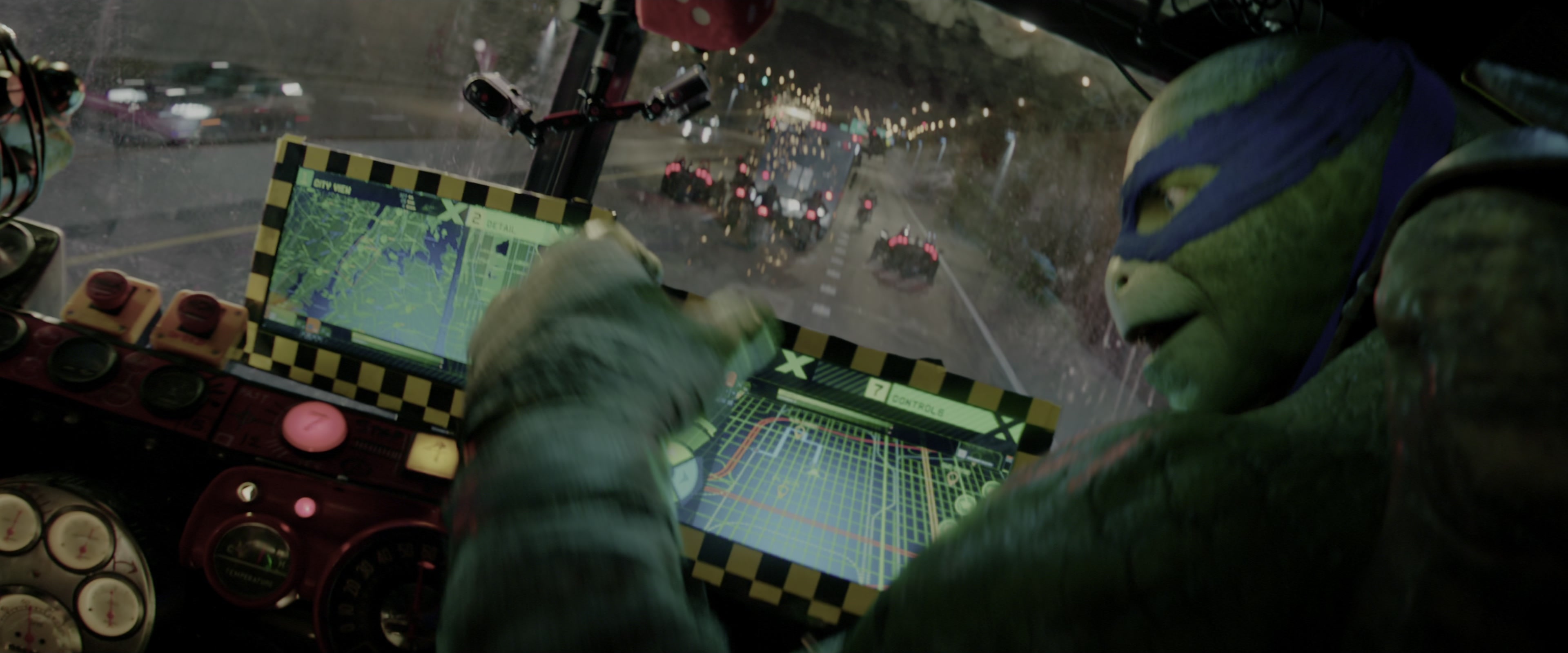Teenage Mutant Ninja Turtles: Out of the Shadows (2016), wide, 2.40:1 — film still