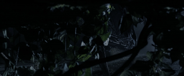 Wide shot frame from The Maze Runner — room, street, night