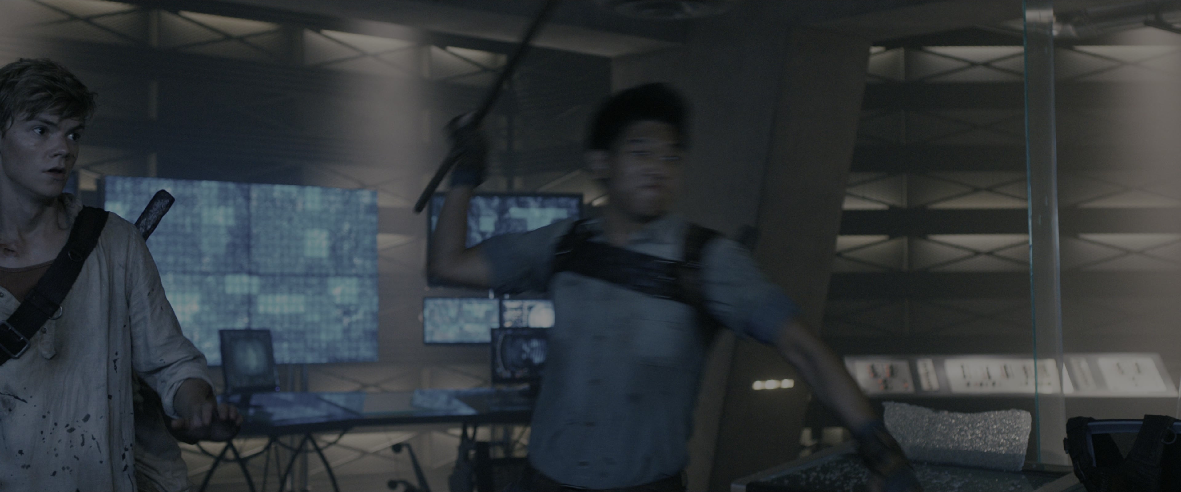 The Maze Runner (2014), wide, 2.40:1 — film still