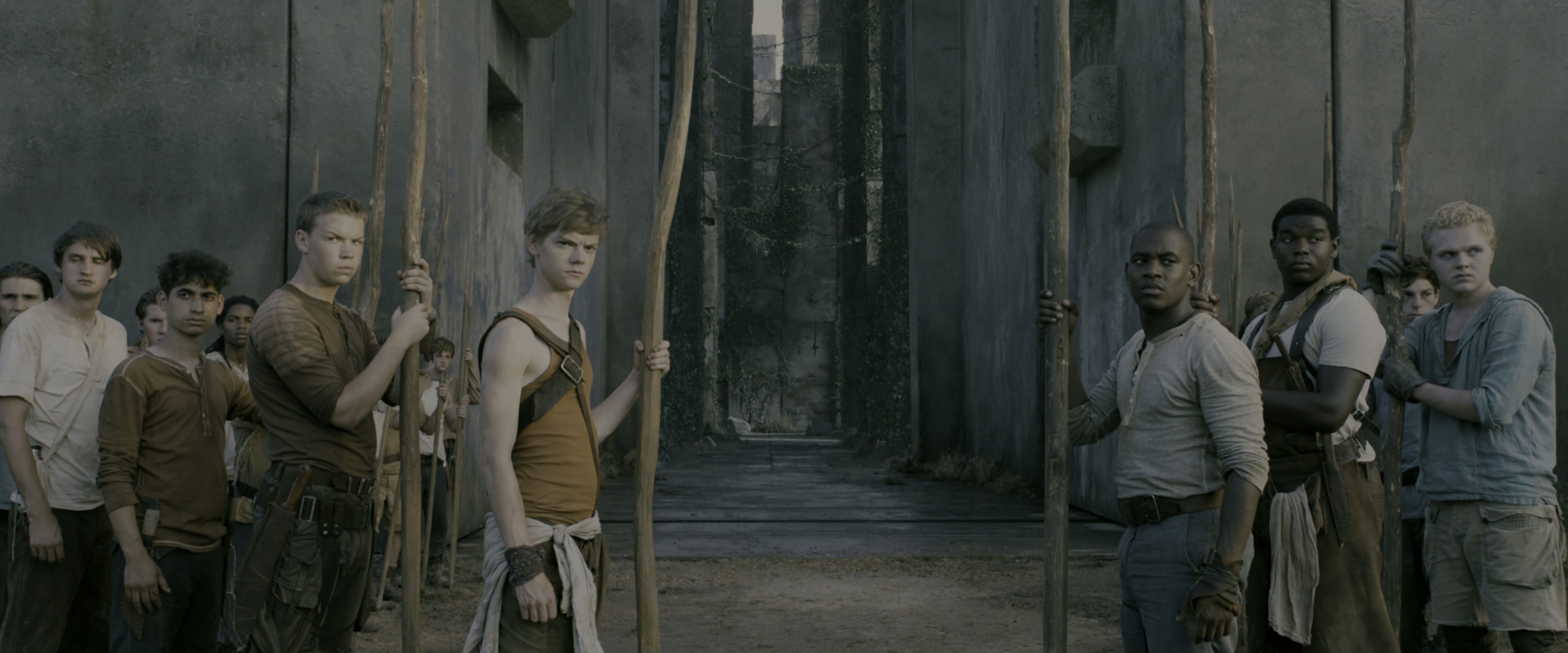 The Maze Runner (2014), wide, 2.40:1 — film still