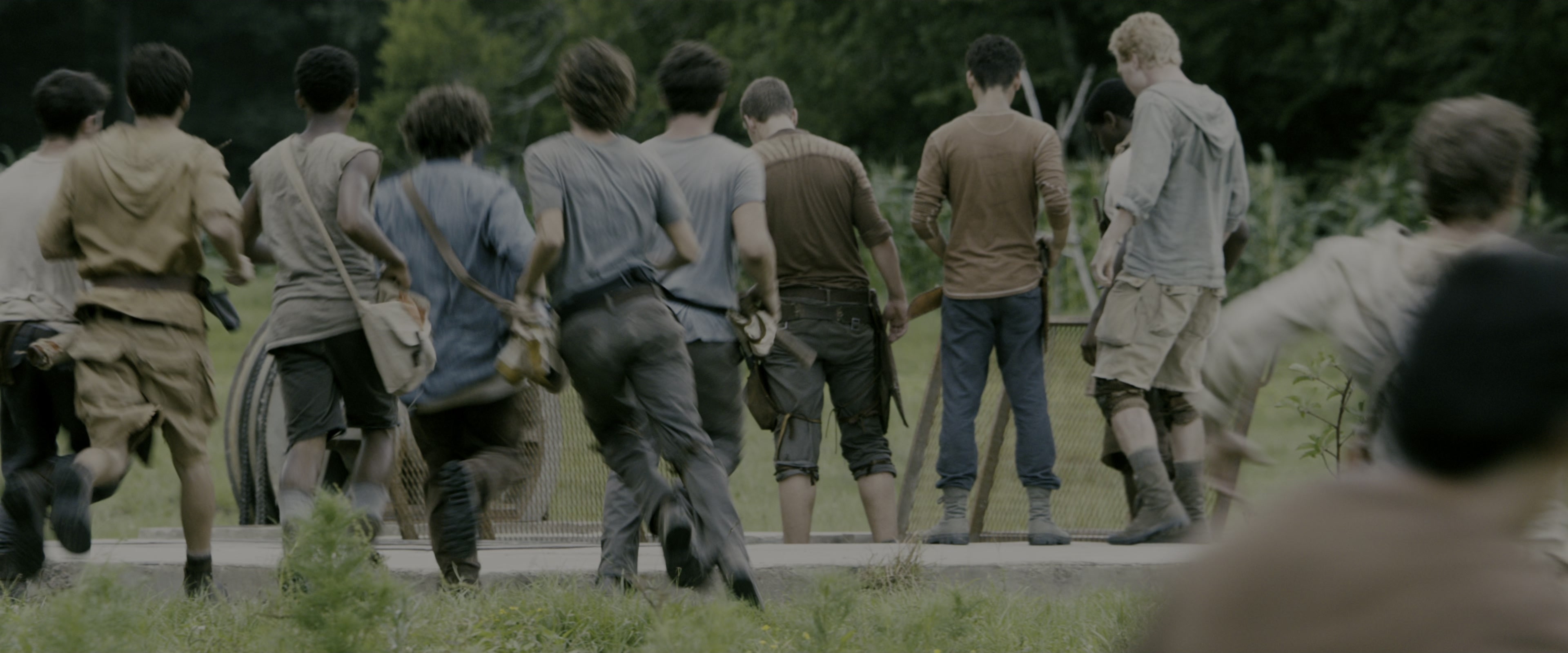 The Maze Runner (2014), wide, 2.40:1 — film still