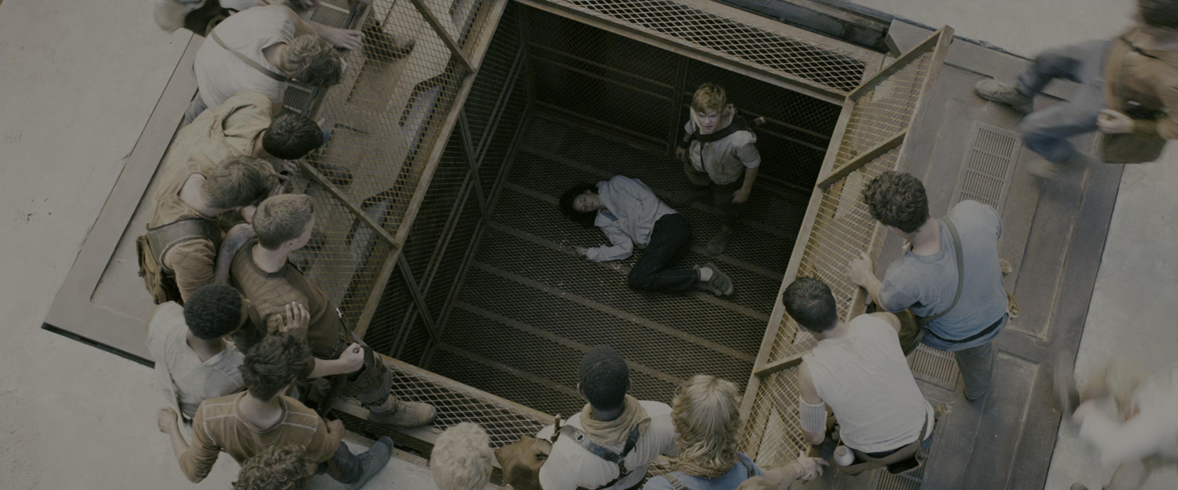 The Maze Runner (2014), wide, 2.40:1 — film still