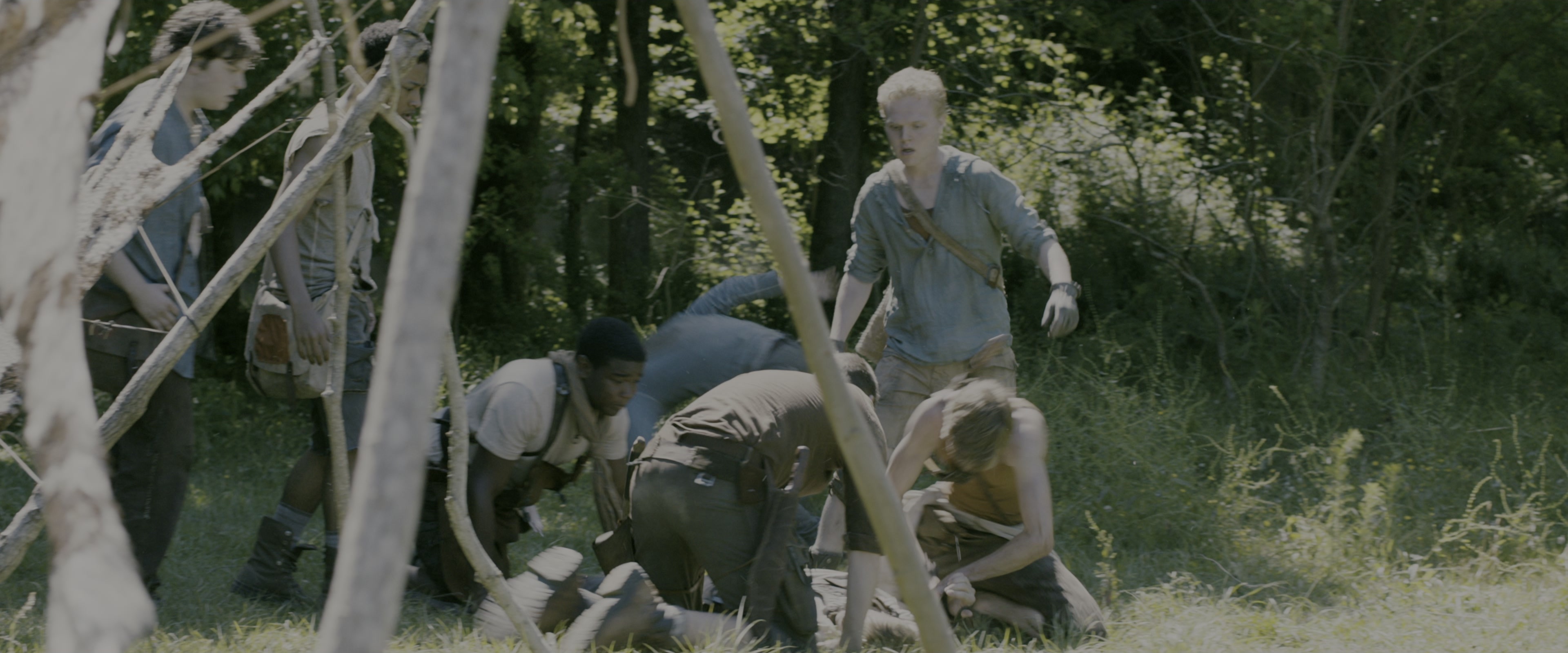 The Maze Runner (2014), wide, 2.40:1 — film still